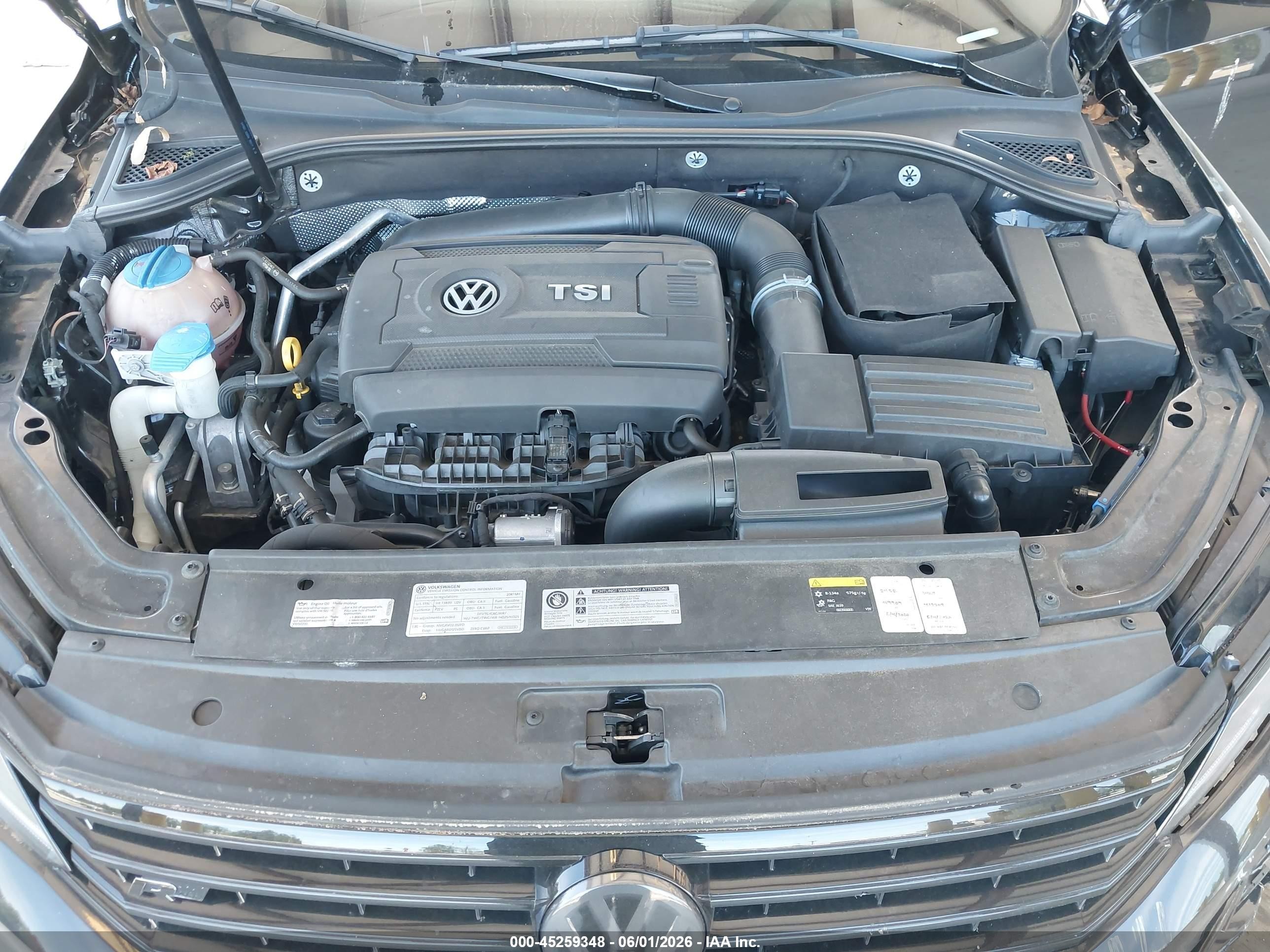 2017 Volkswagen Passat 1.8t R-line Черный vin: 1VWDT7A32HC068592
