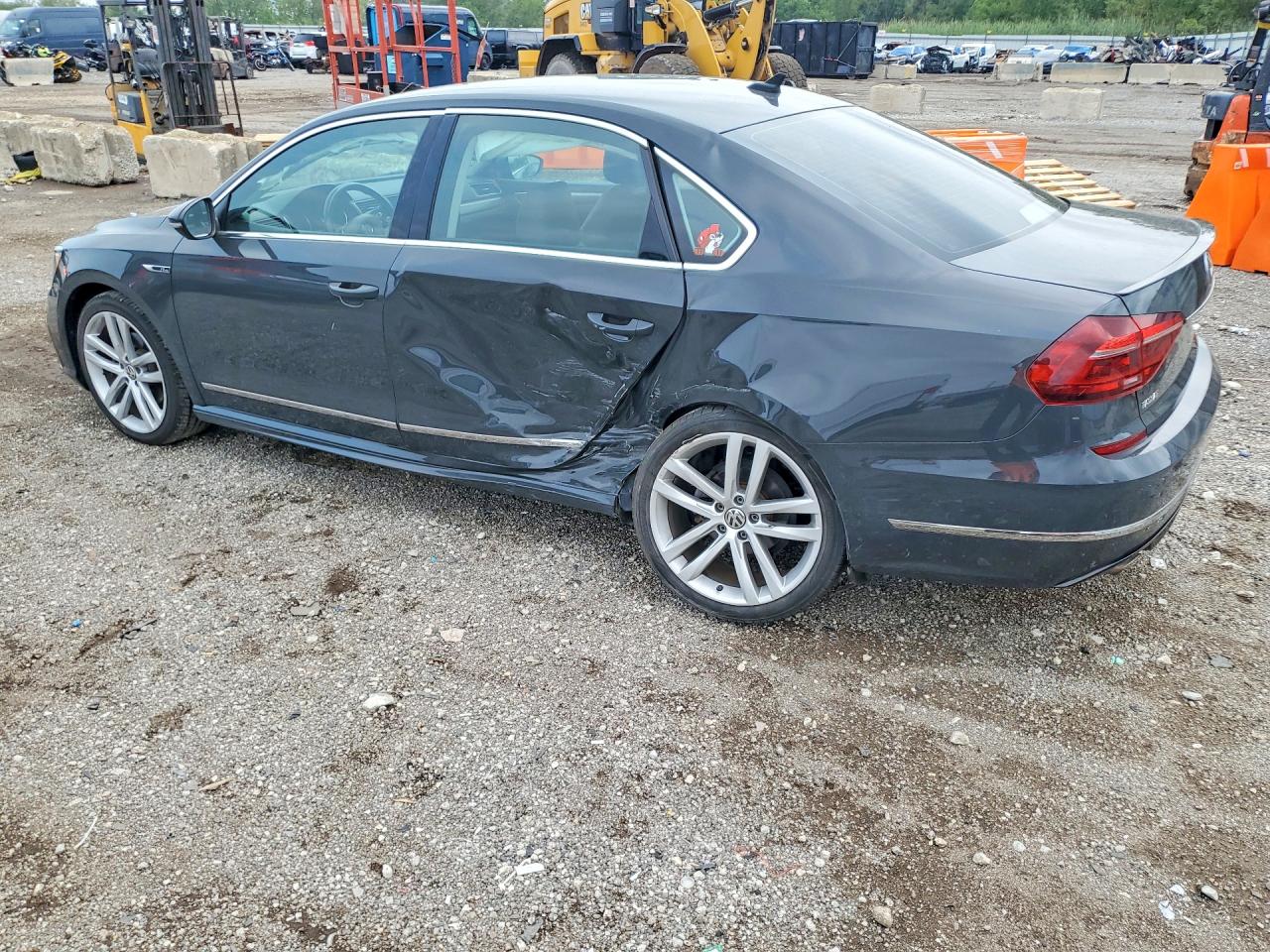 2017 Volkswagen Passat R-line Charcoal vin: 1VWDT7A32HC079656