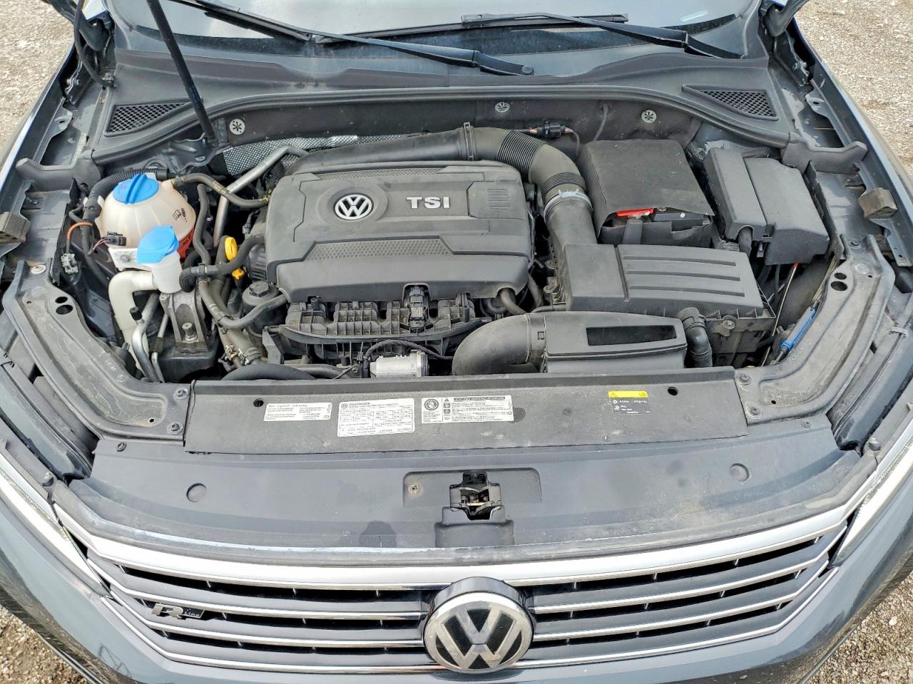 2017 Volkswagen Passat R-line Charcoal vin: 1VWDT7A32HC079656