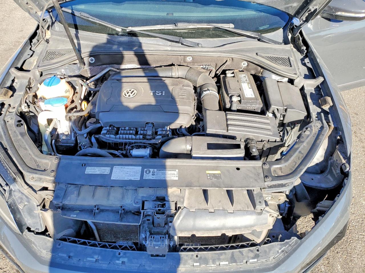 2017 Volkswagen Passat S Automatic Серый vin: 1VWDT7A33HC082484