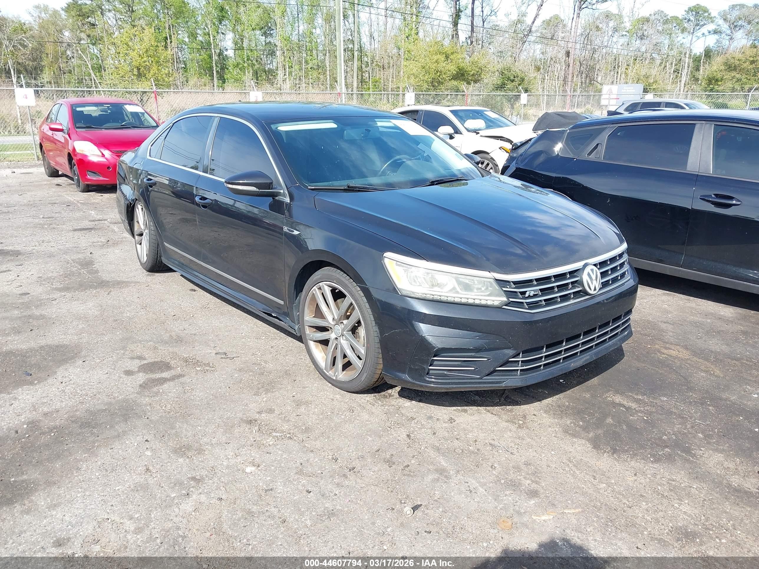 2017 Volkswagen Passat 1.8t R-line Black vin: 1VWDT7A35HC011643