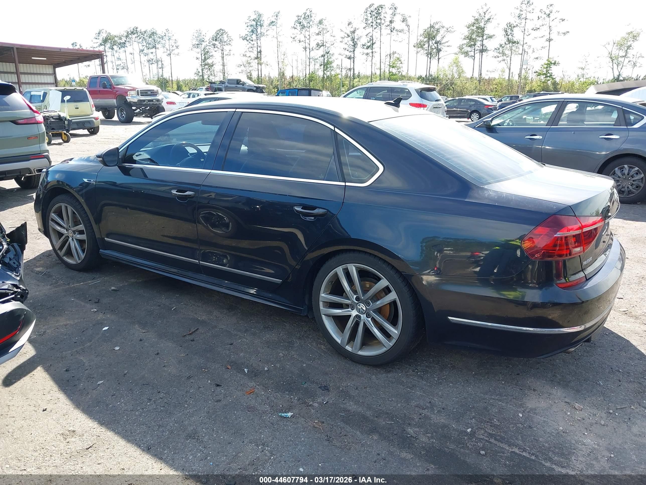 2017 Volkswagen Passat 1.8t R-line Black vin: 1VWDT7A35HC011643