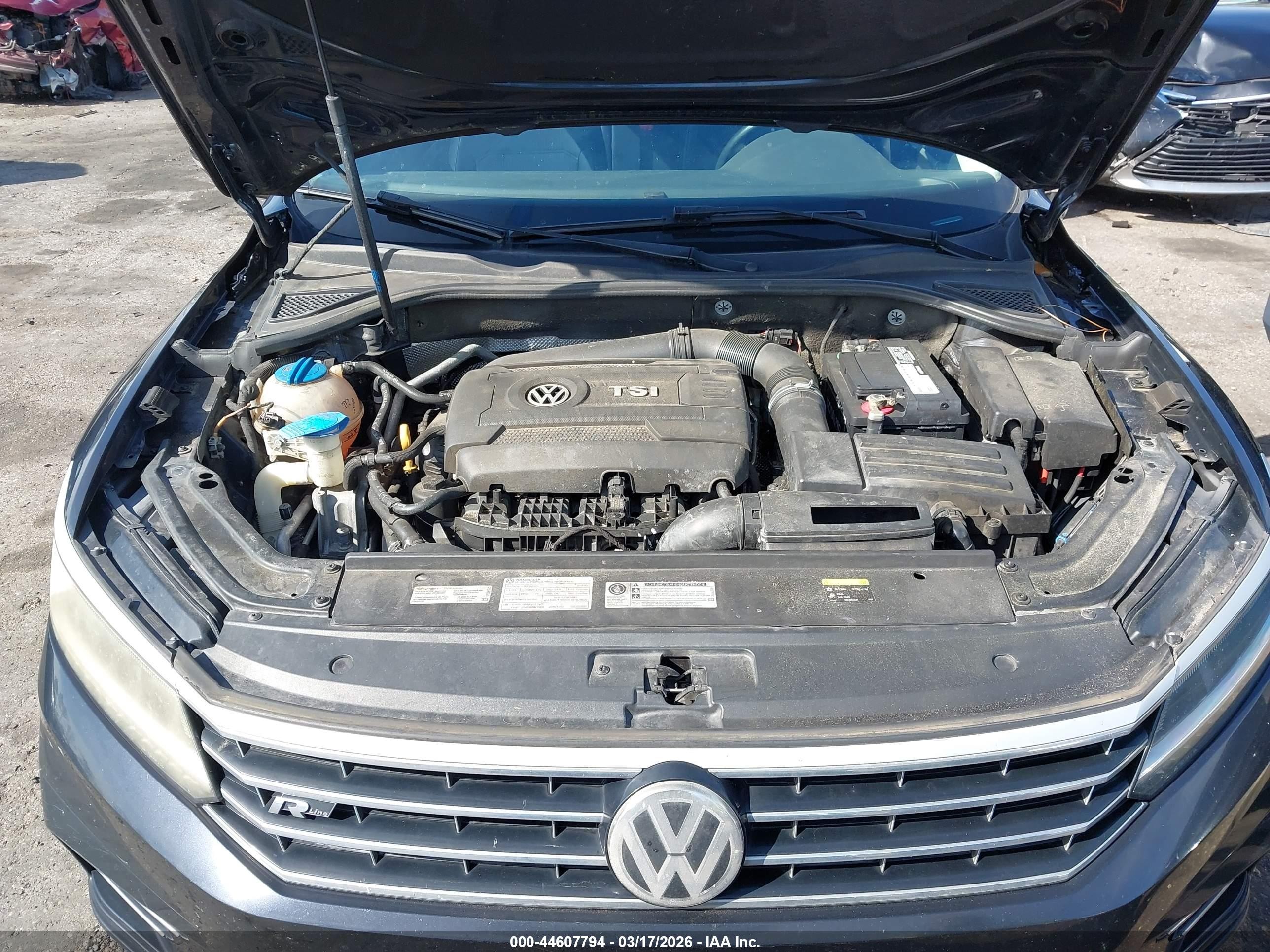 2017 Volkswagen Passat 1.8t R-line Black vin: 1VWDT7A35HC011643