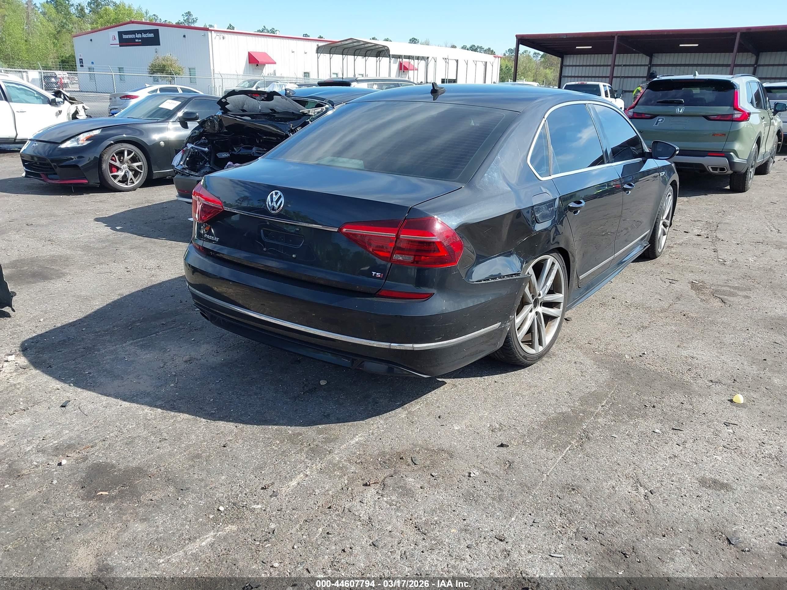 2017 Volkswagen Passat 1.8t R-line Black vin: 1VWDT7A35HC011643