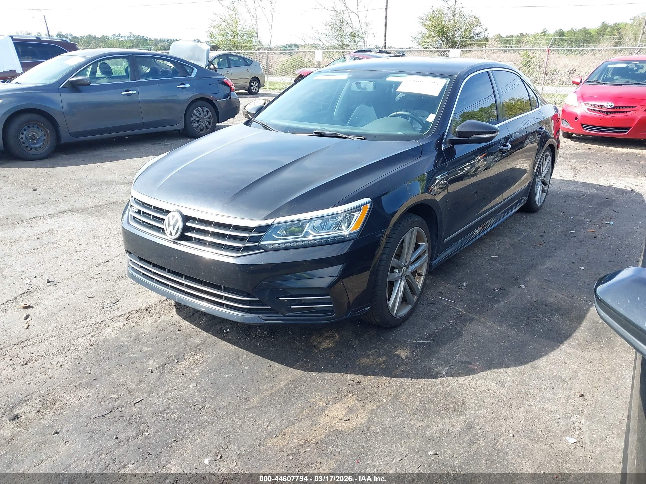 2017 Volkswagen Passat 1.8t R-line Black vin: 1VWDT7A35HC011643