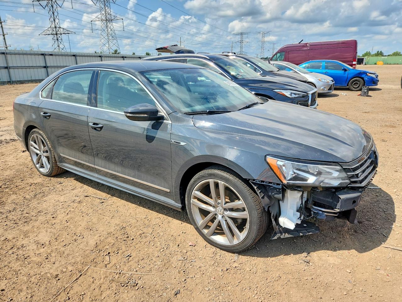 2017 Volkswagen Passat R-line Black vin: 1VWDT7A35HC073236