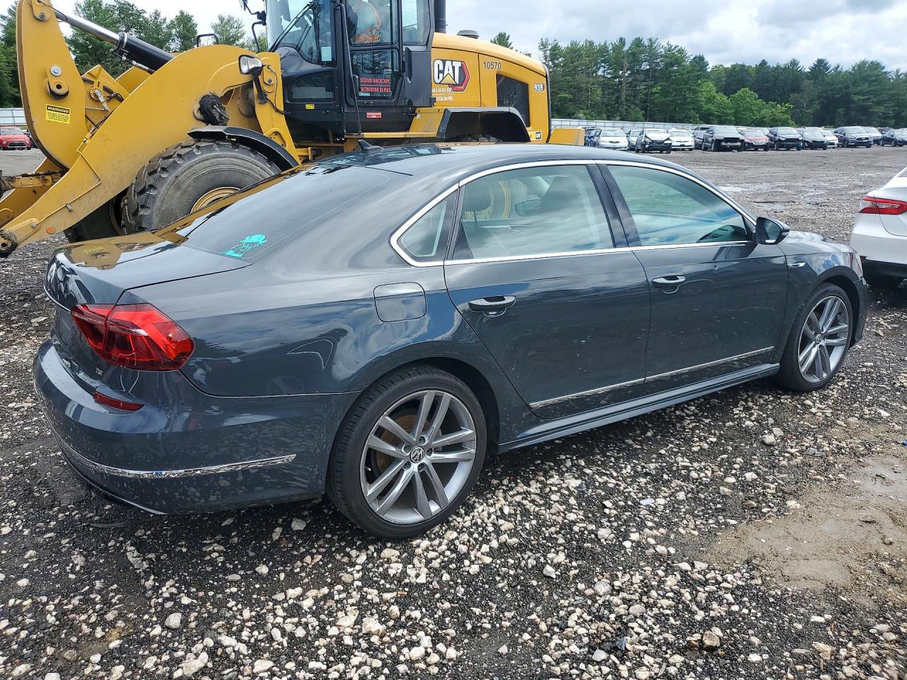 2017 Volkswagen Passat R-line Gray vin: 1VWDT7A36HC046269
