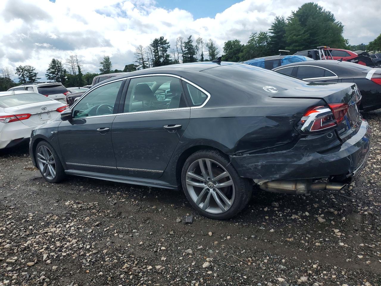 2017 Volkswagen Passat R-line Gray vin: 1VWDT7A36HC046269