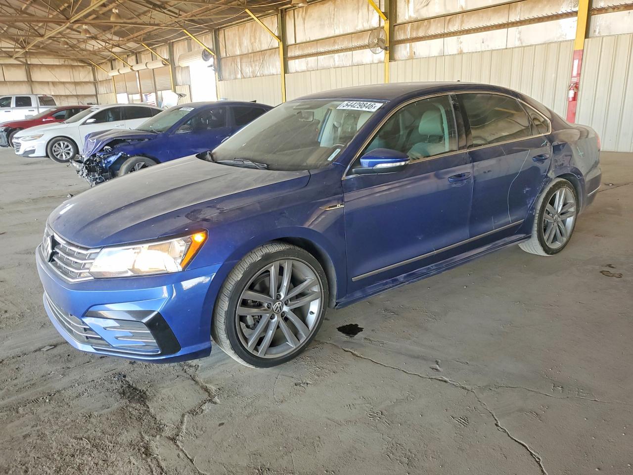 2017 Volkswagen Passat R-line Blue vin: 1VWDT7A37HC000689