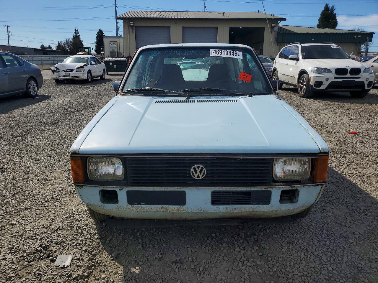 1981 Volkswagen Rabbit L Custom Turquoise vin: 1VWFG0171BV187043