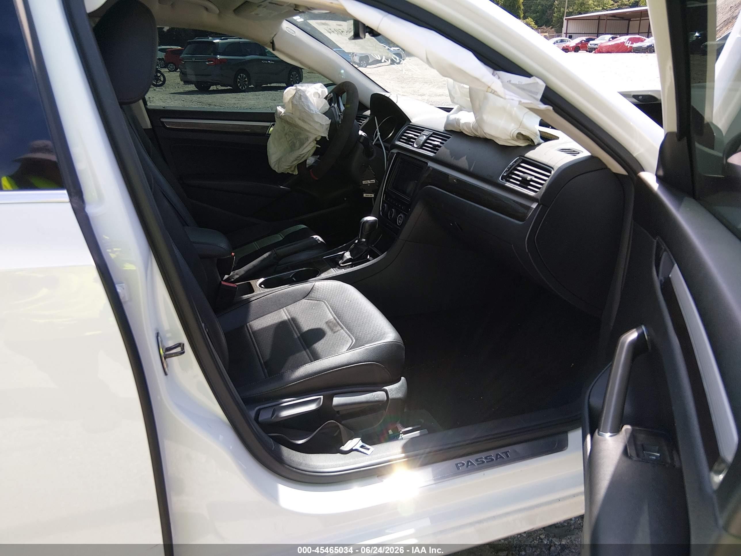 2017 Volkswagen Passat 1.8t Se White vin: 1VWGT7A31HC011295