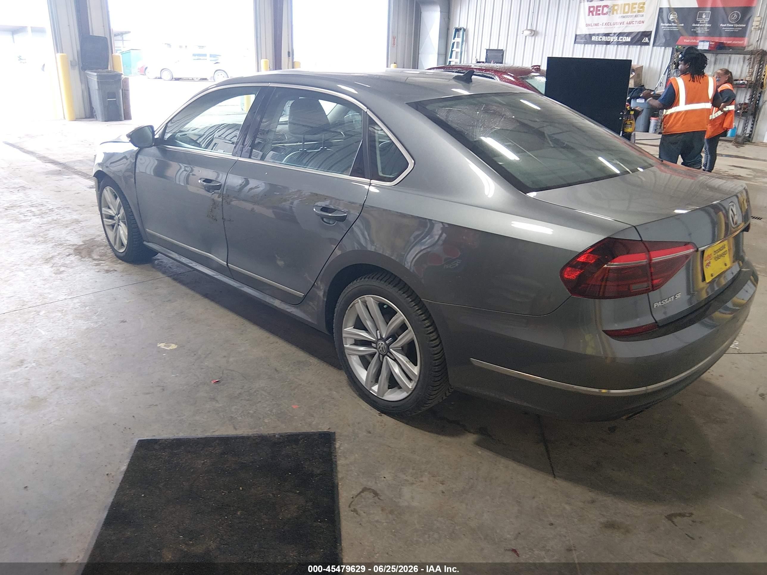 2017 Volkswagen Passat 1.8t Se Gray vin: 1VWGT7A33HC035016