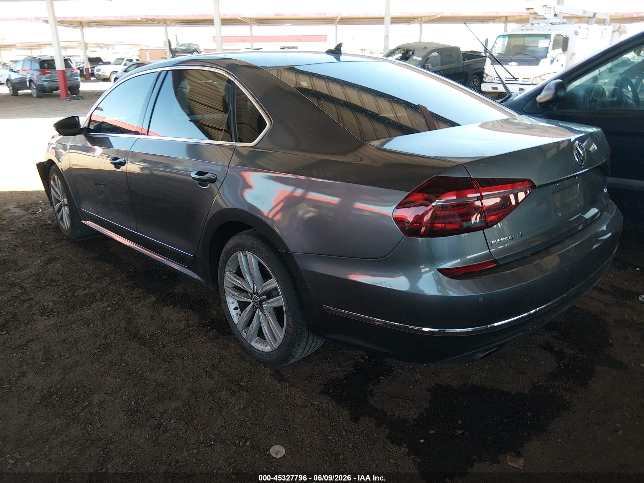 2017 Volkswagen Passat 1.8t Se Gray vin: 1VWGT7A33HC049126