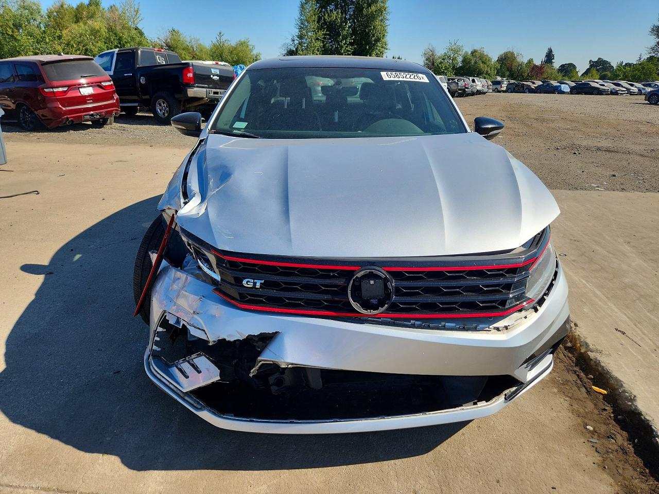 2018 Volkswagen Passat Gt Gray vin: 1VWJM7A39JC050533