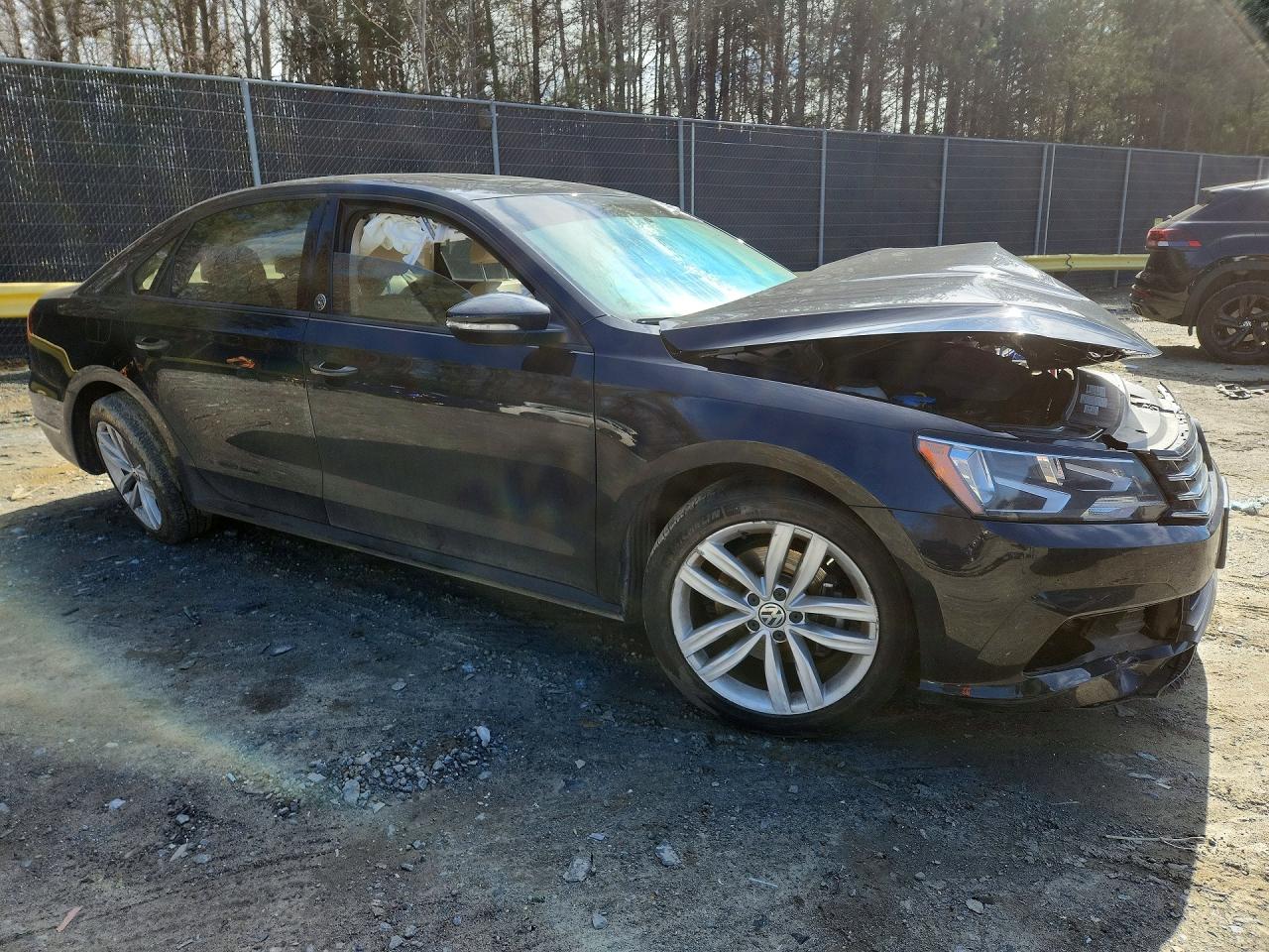 2019 Volkswagen Passat Wolfsburg Черный vin: 1VWLA7A31KC006836