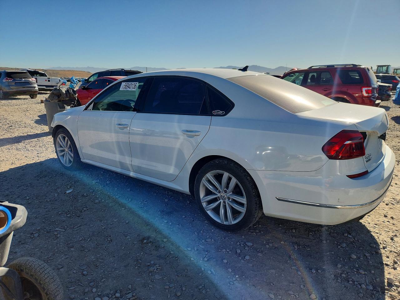2019 Volkswagen Passat Wolfsburg White vin: 1VWLA7A33KC001900