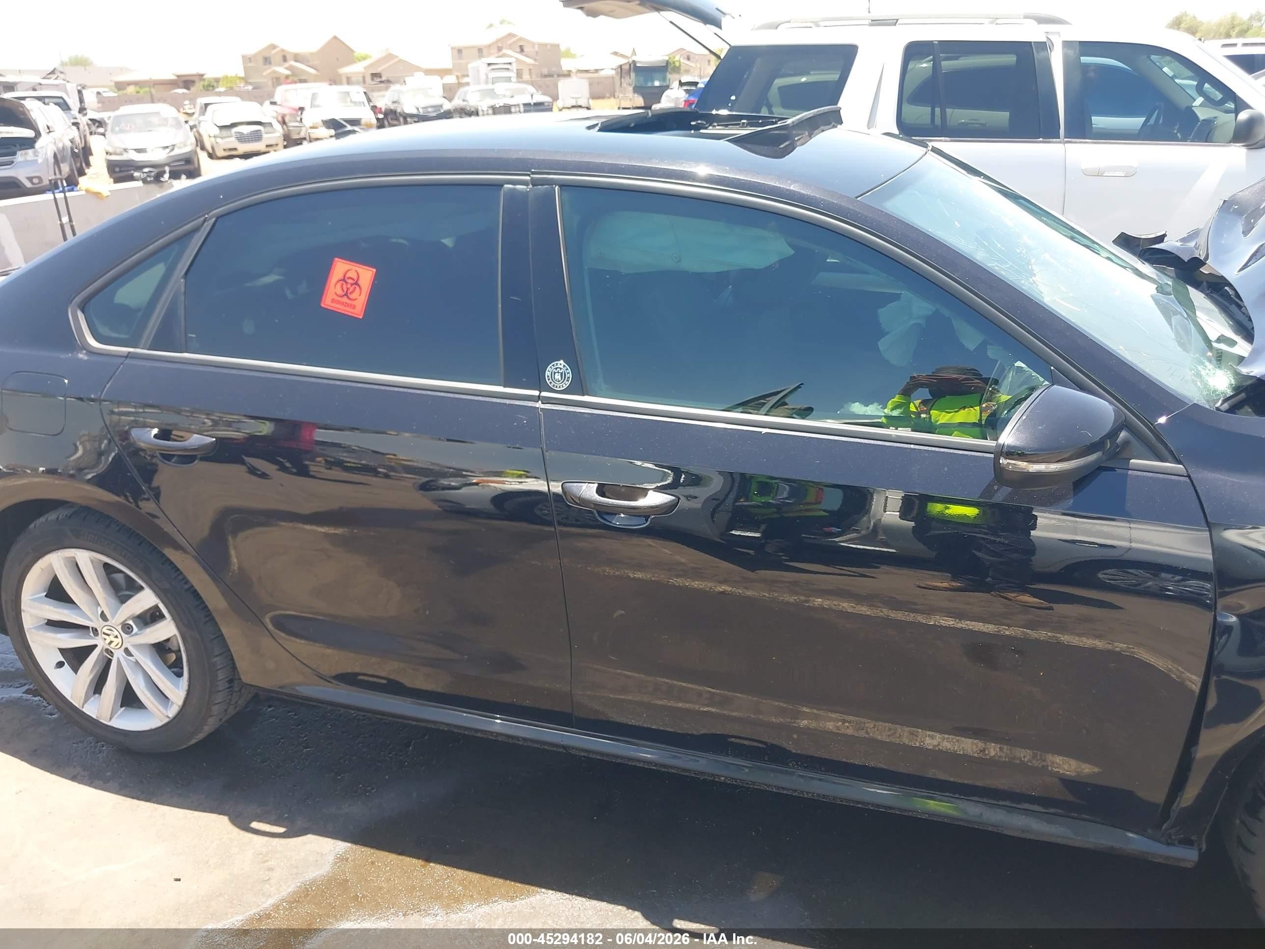 2019 Volkswagen Passat 2.0t Wolfsburg Edition Черный vin: 1VWLA7A37KC000541