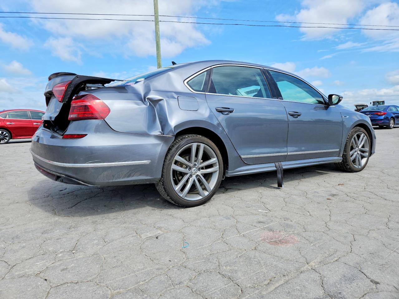 2019 Volkswagen Passat Se R-line Charcoal vin: 1VWMA7A36KC003564