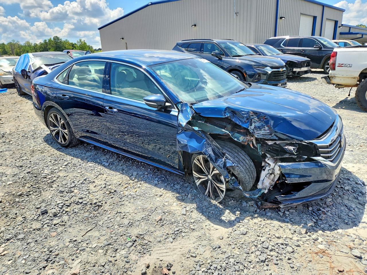 2021 Volkswagen Passat Se Blue vin: 1VWSA7A31MC016975
