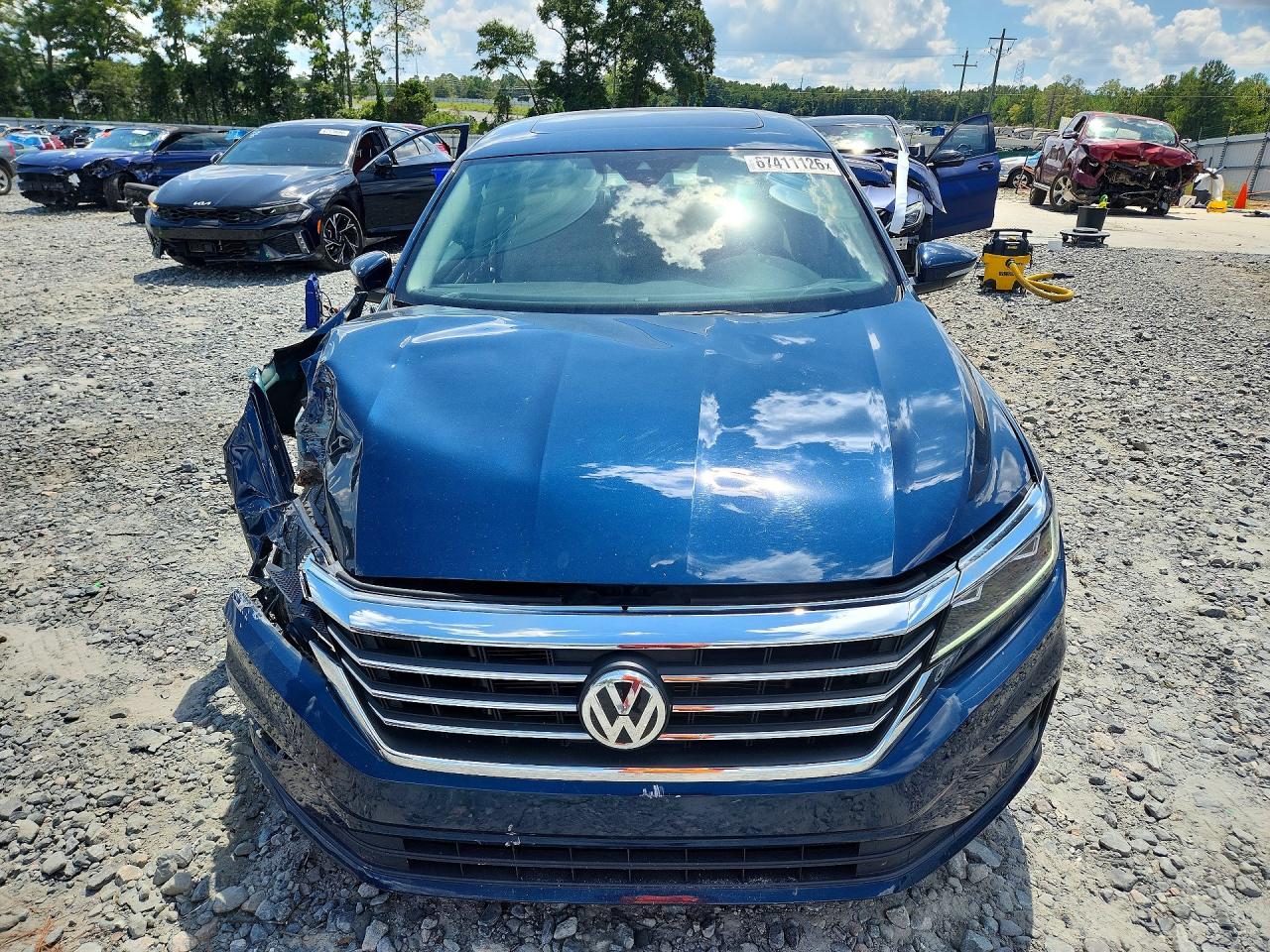 2021 Volkswagen Passat Se Blue vin: 1VWSA7A31MC016975