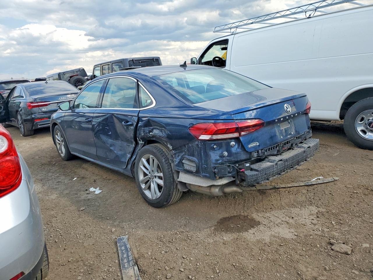 2020 Volkswagen Passat Se Blue vin: 1VWSA7A34LC007265