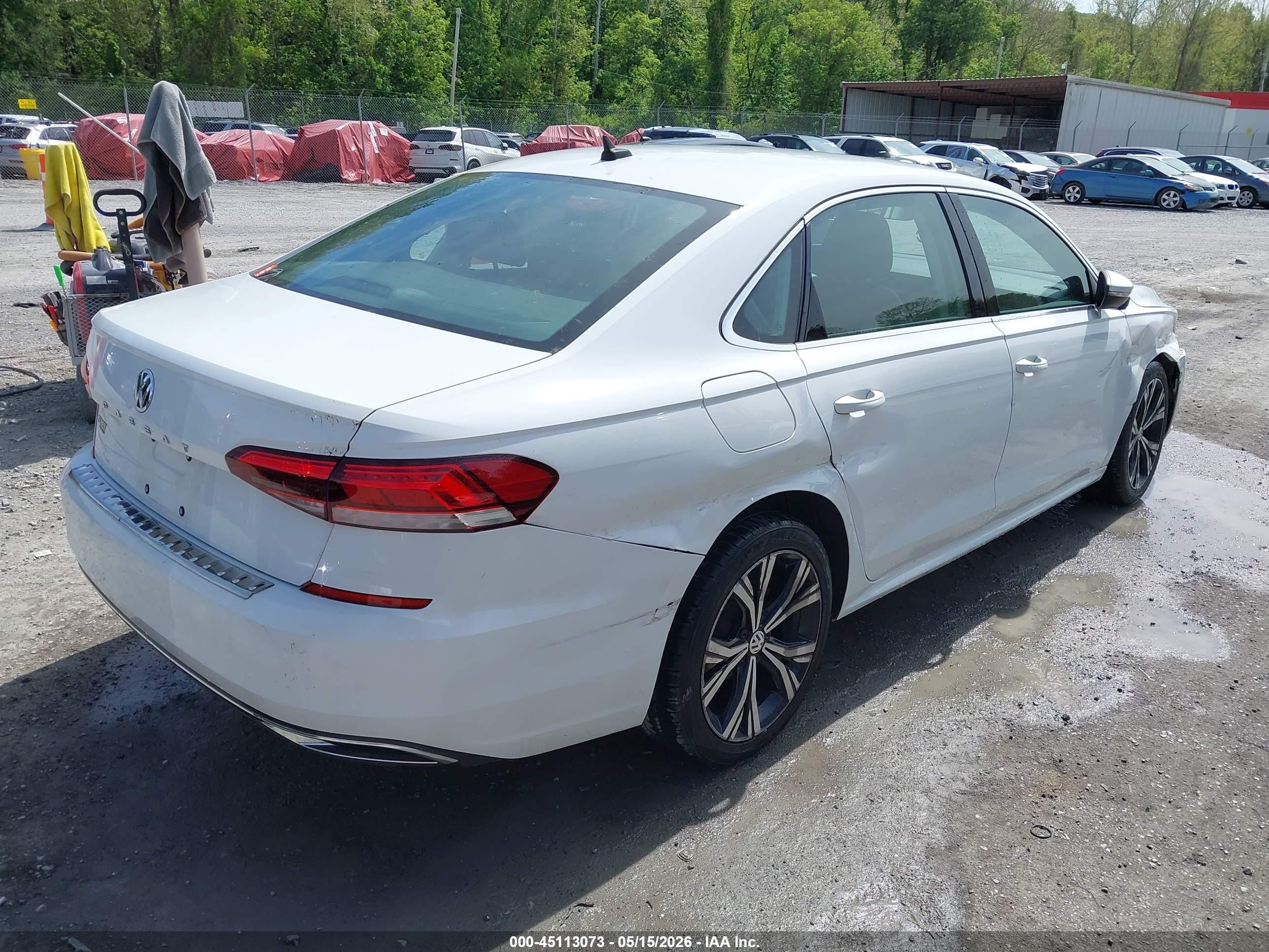 2021 Volkswagen Passat 2.0t Se Белый vin: 1VWSA7A36MC017555