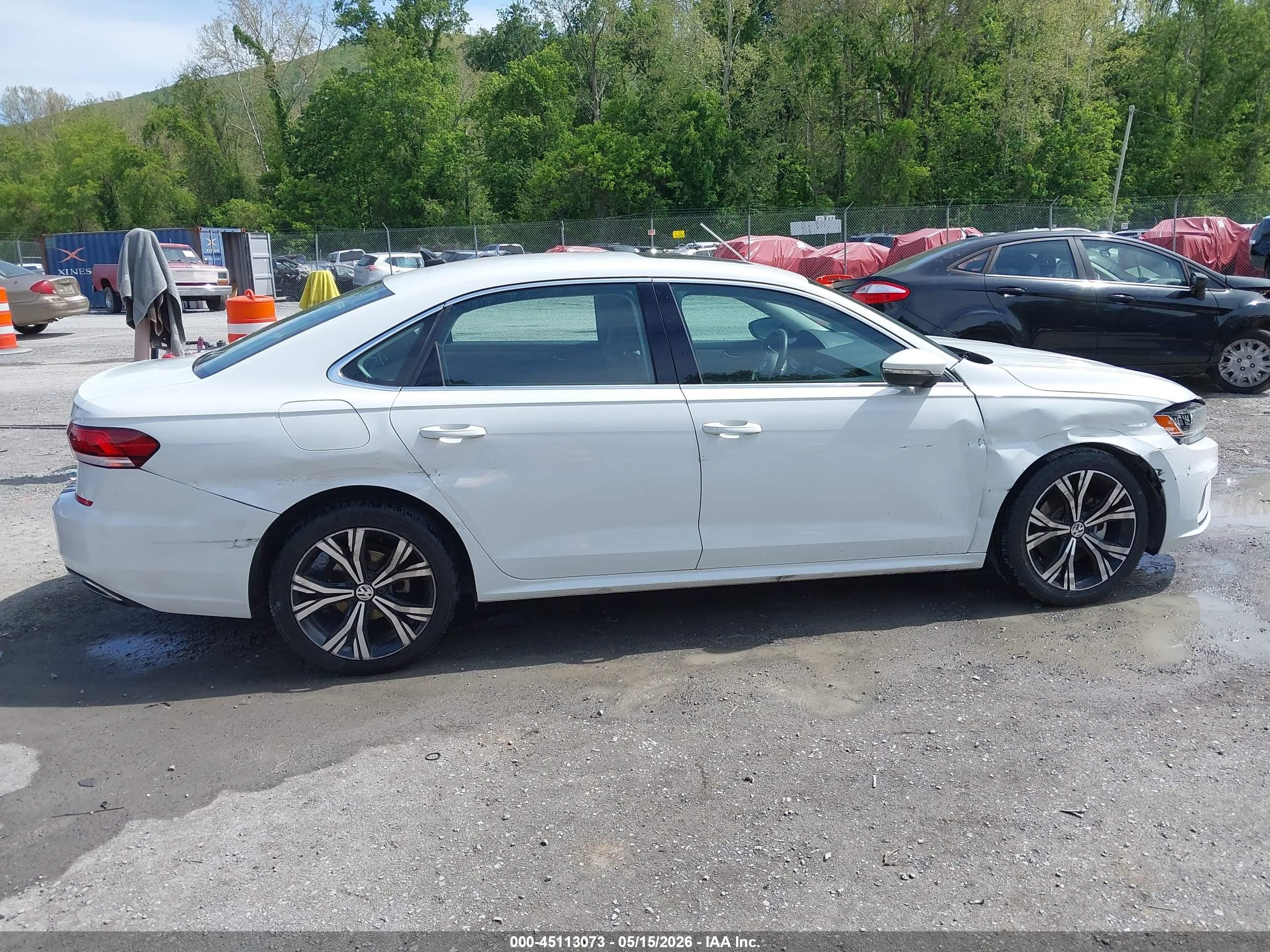 2021 Volkswagen Passat 2.0t Se Белый vin: 1VWSA7A36MC017555