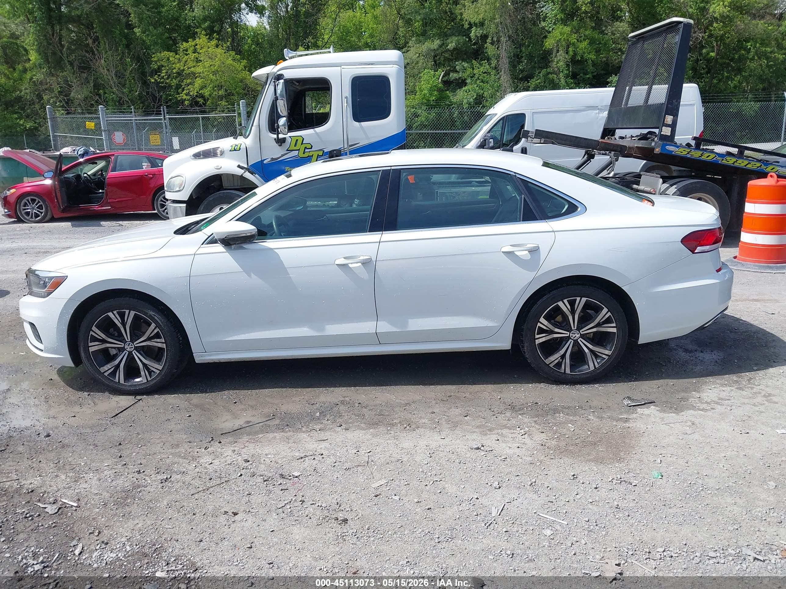 2021 Volkswagen Passat 2.0t Se Белый vin: 1VWSA7A36MC017555