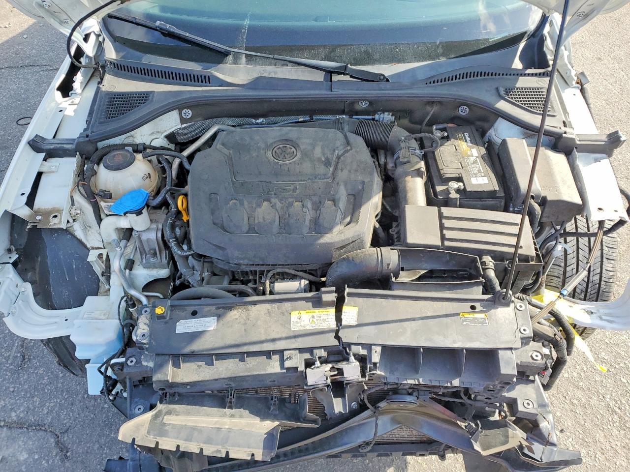 2021 Volkswagen Passat Se White vin: 1VWSA7A37MC001008