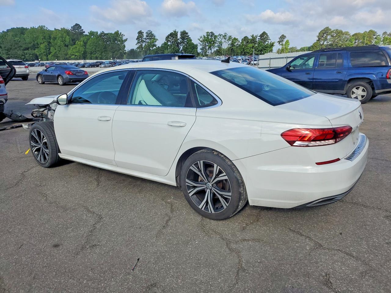 2021 Volkswagen Passat Se White vin: 1VWSA7A37MC001008