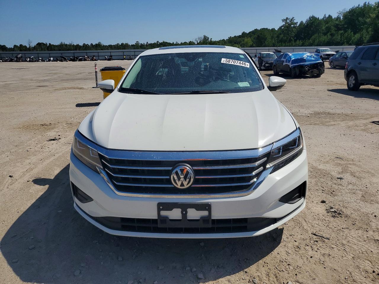 2021 Volkswagen Passat Se White vin: 1VWSA7A37MC004748