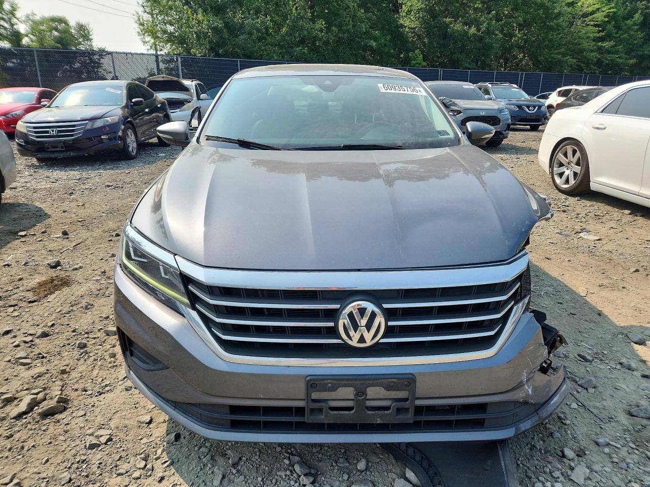 2021 Volkswagen Passat Se Silver vin: 1VWSA7A39MC009191
