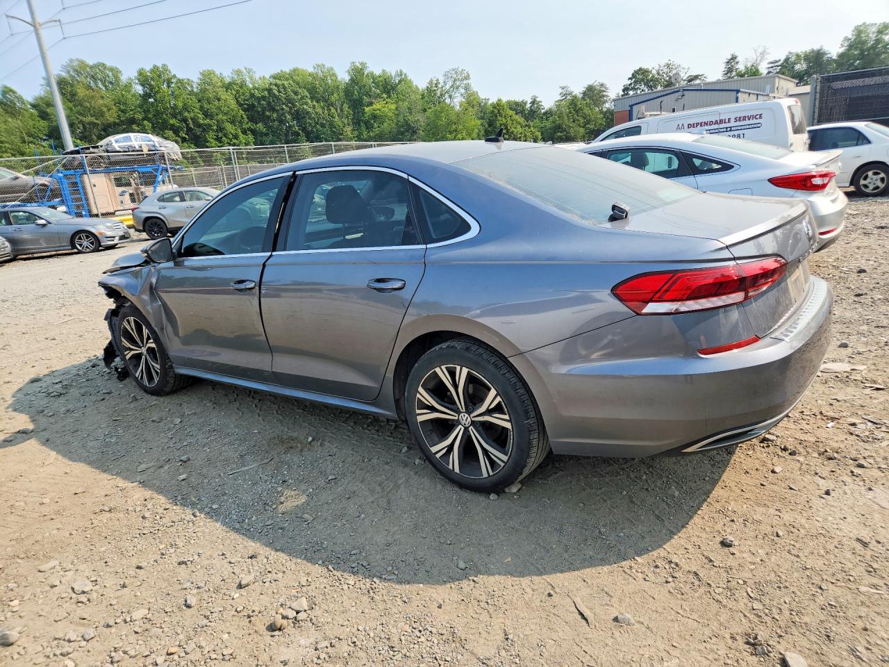 2021 Volkswagen Passat Se Silver vin: 1VWSA7A39MC009191