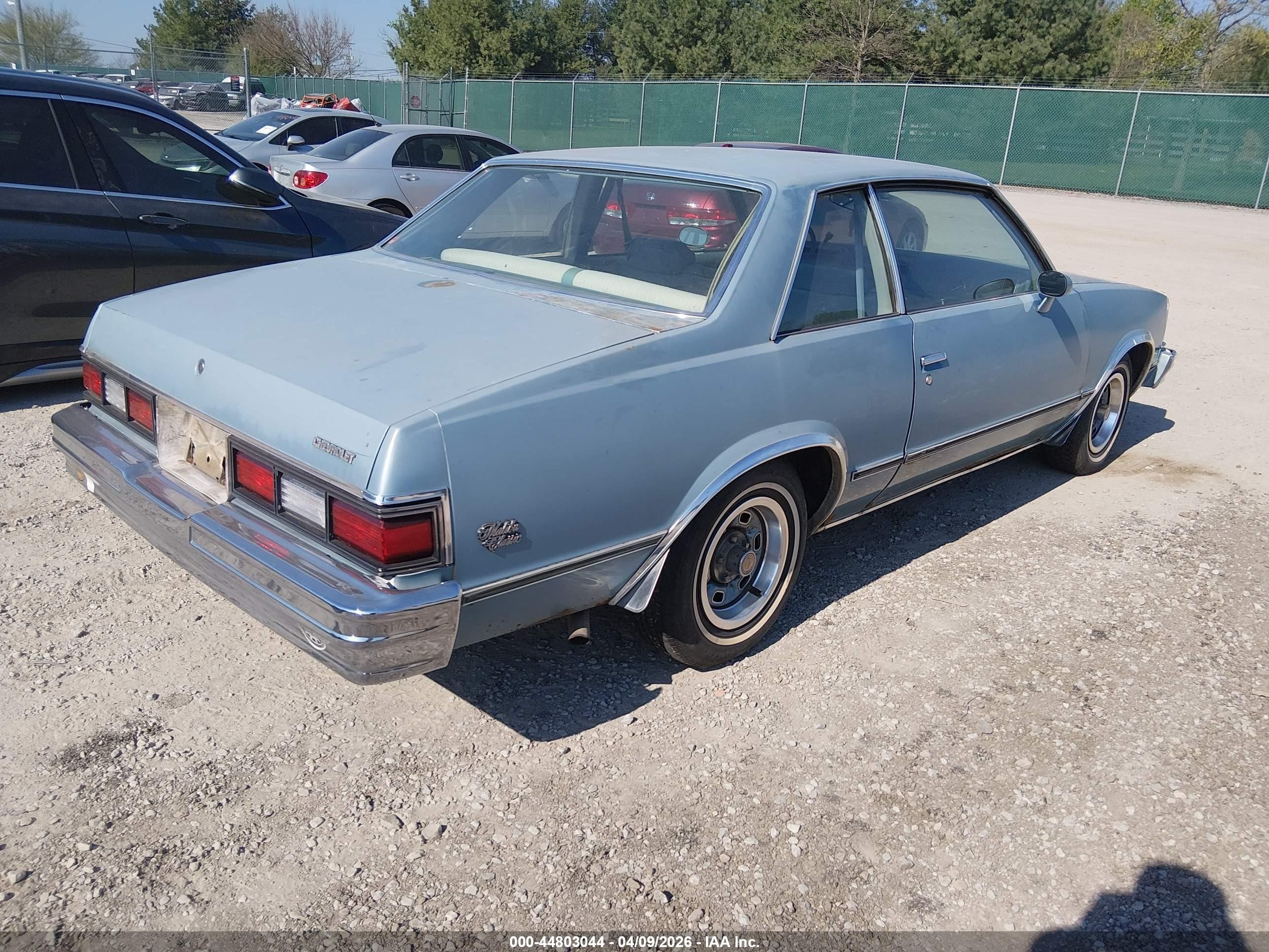 1979 Chevrolet Malibu Classic   Синий vin: 1W27J9B477316    