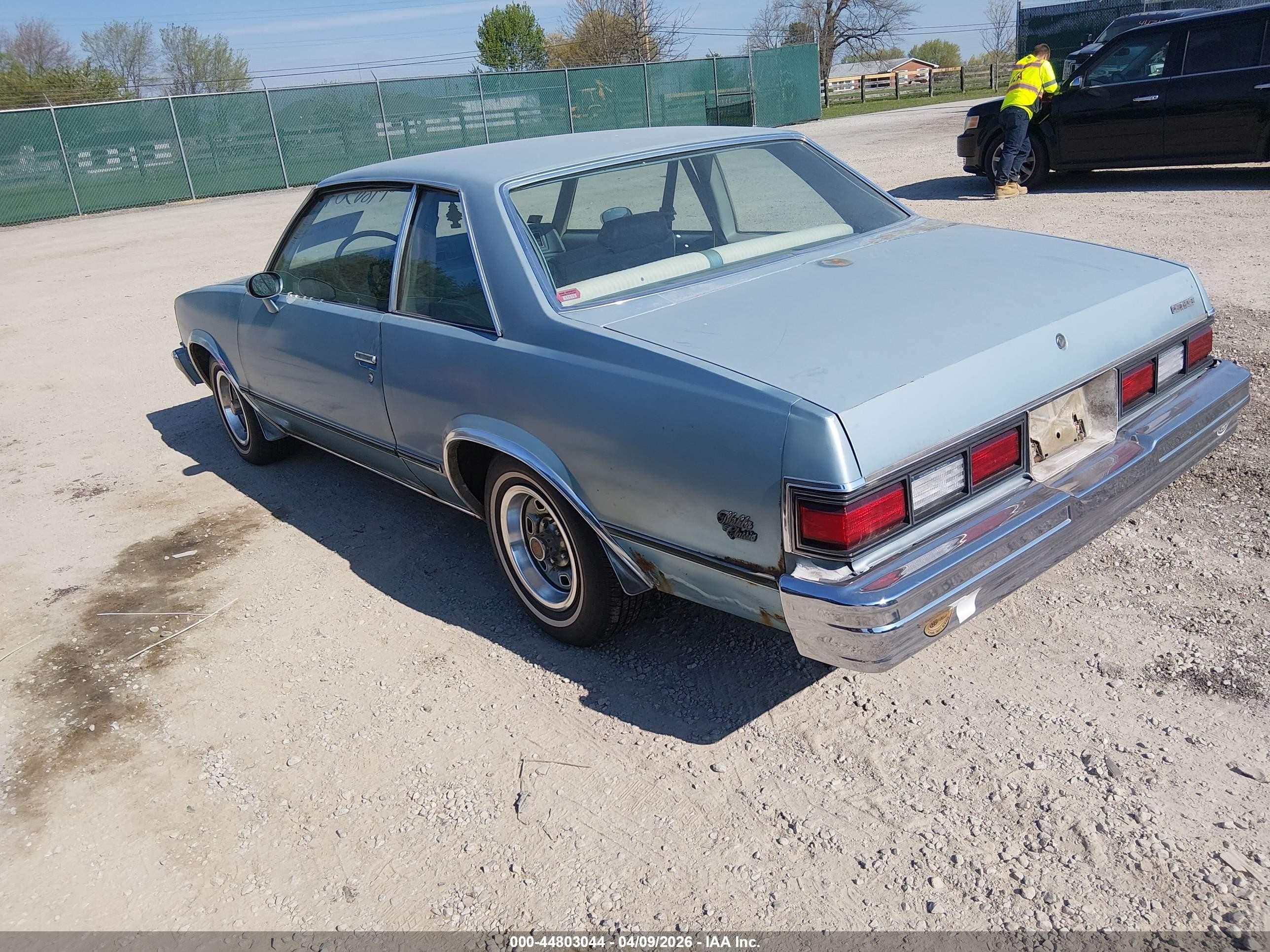 1979 Chevrolet Malibu Classic   Синий vin: 1W27J9B477316    