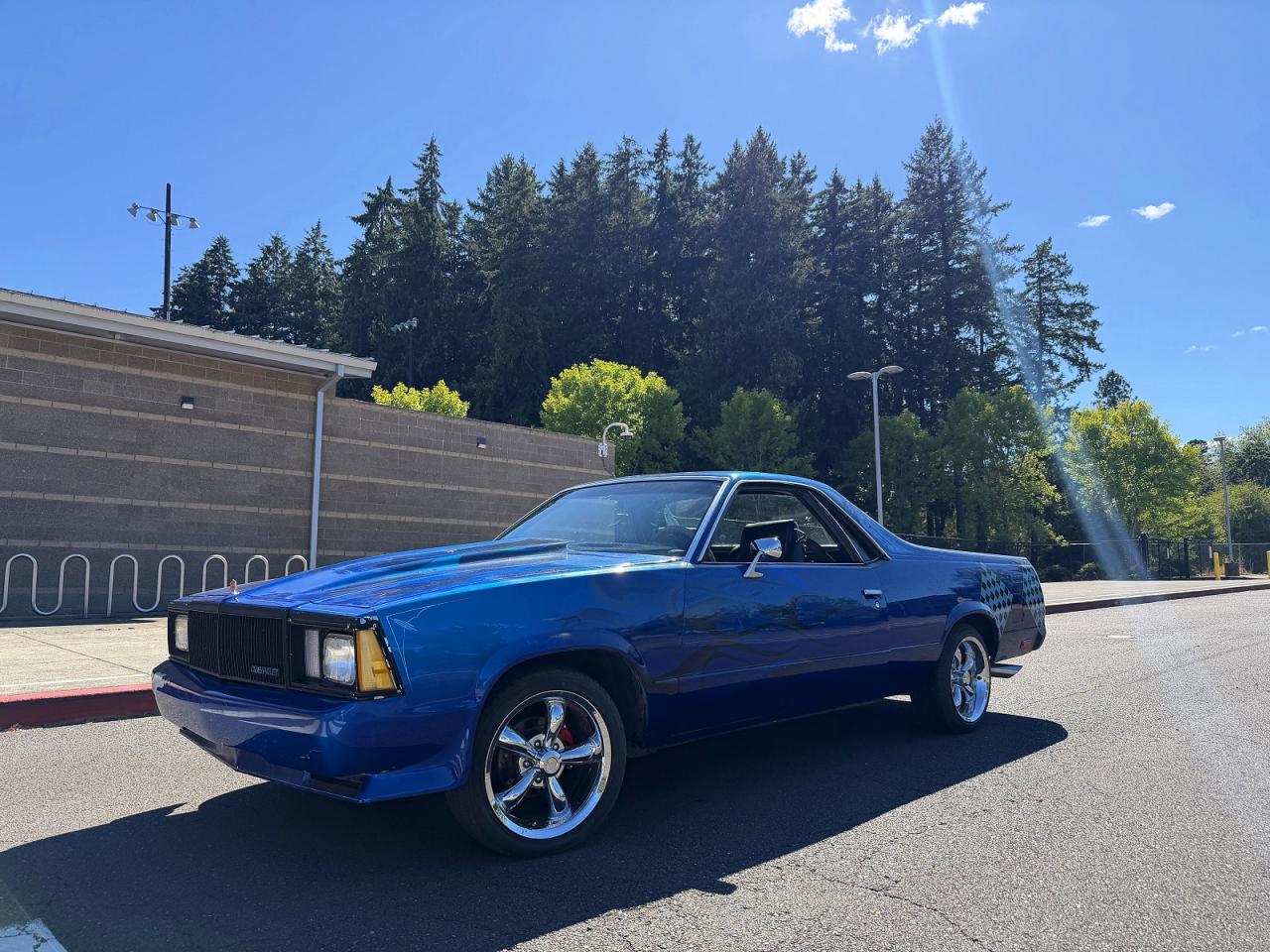 1980 Chevrolet El Camino Синий vin: 1W80HAK526871