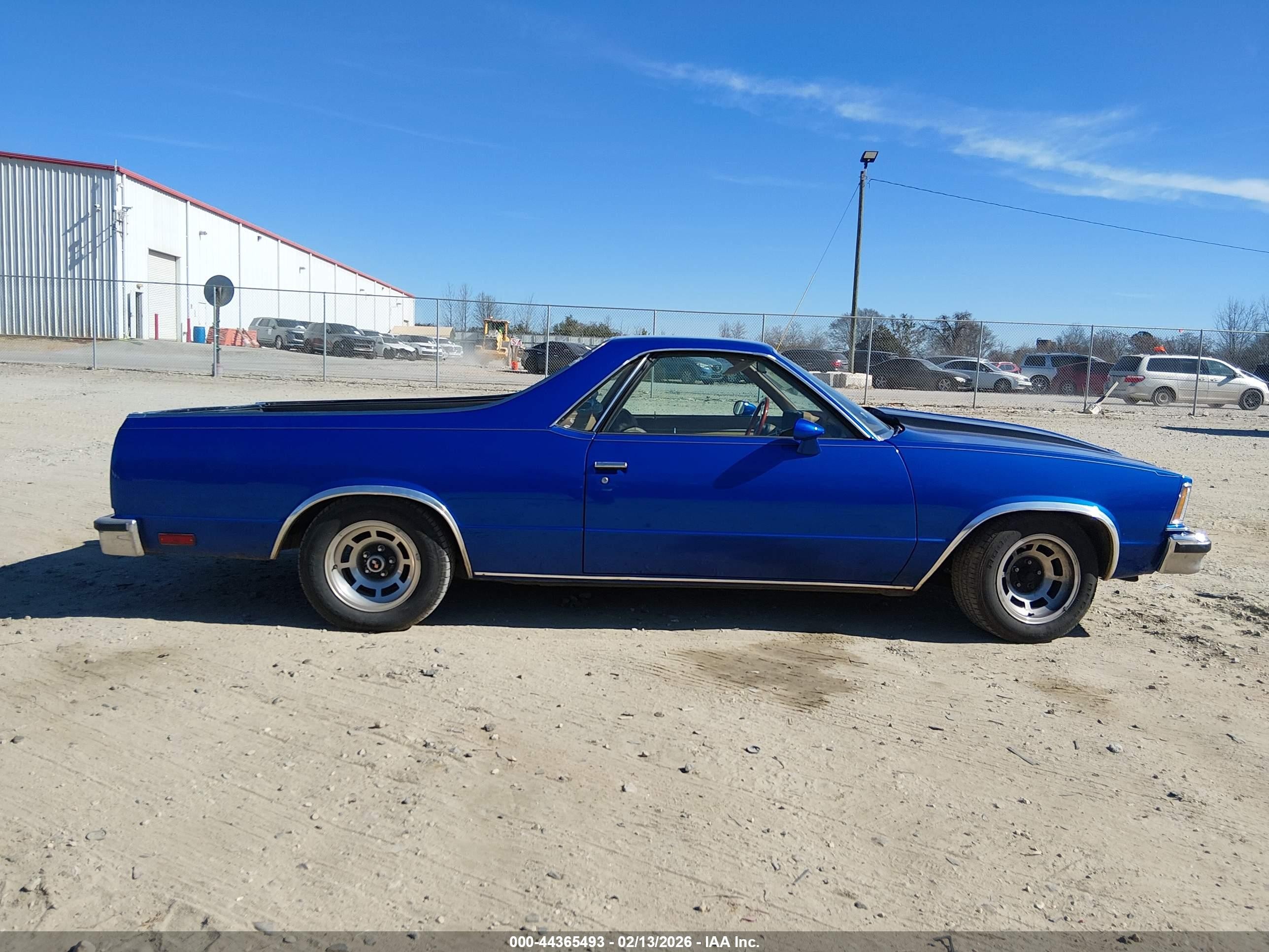 1979 Chevrolet El Camino   Синий vin: 1W80J9D438208    