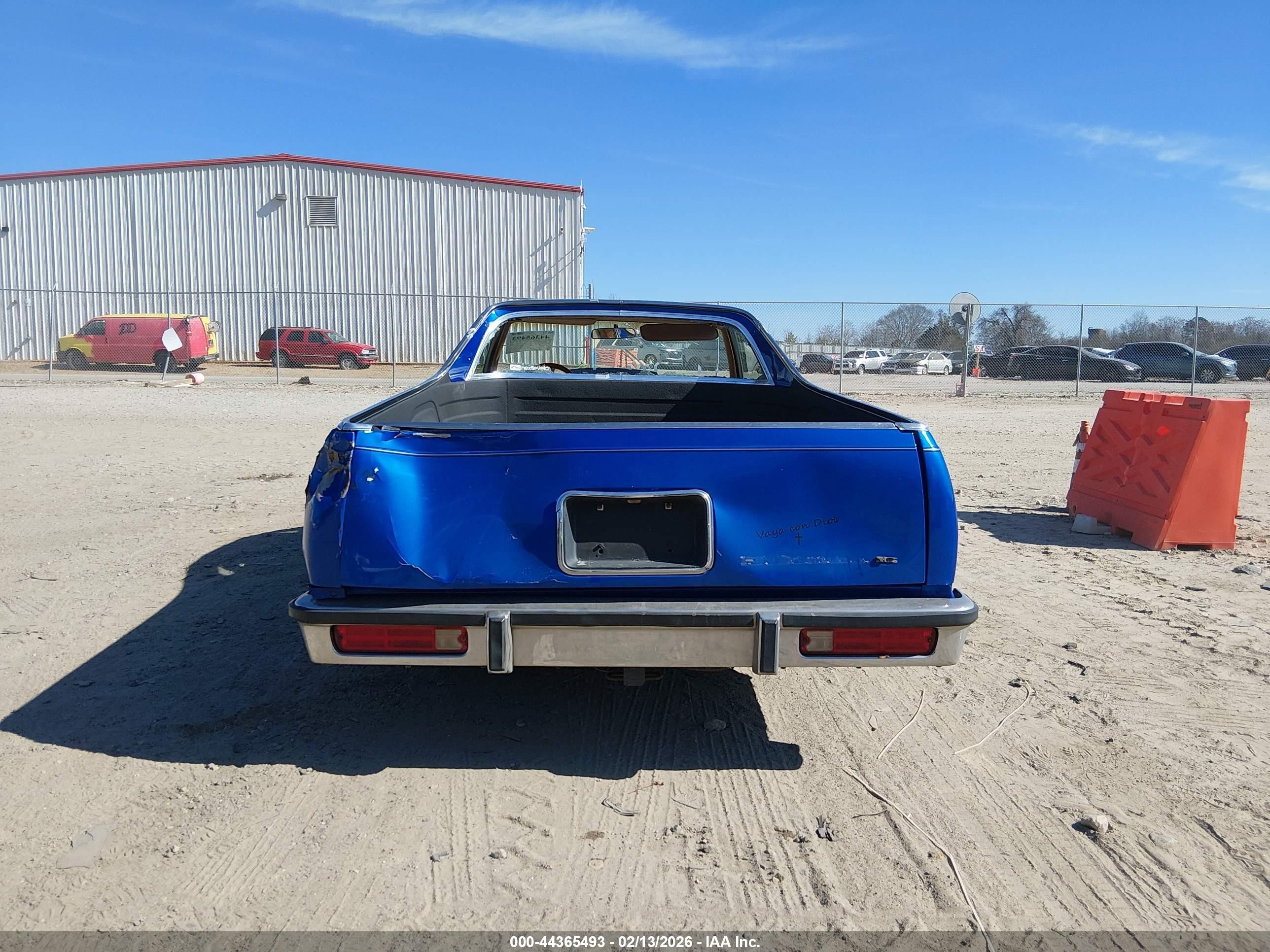 1979 Chevrolet El Camino   Синий vin: 1W80J9D438208    