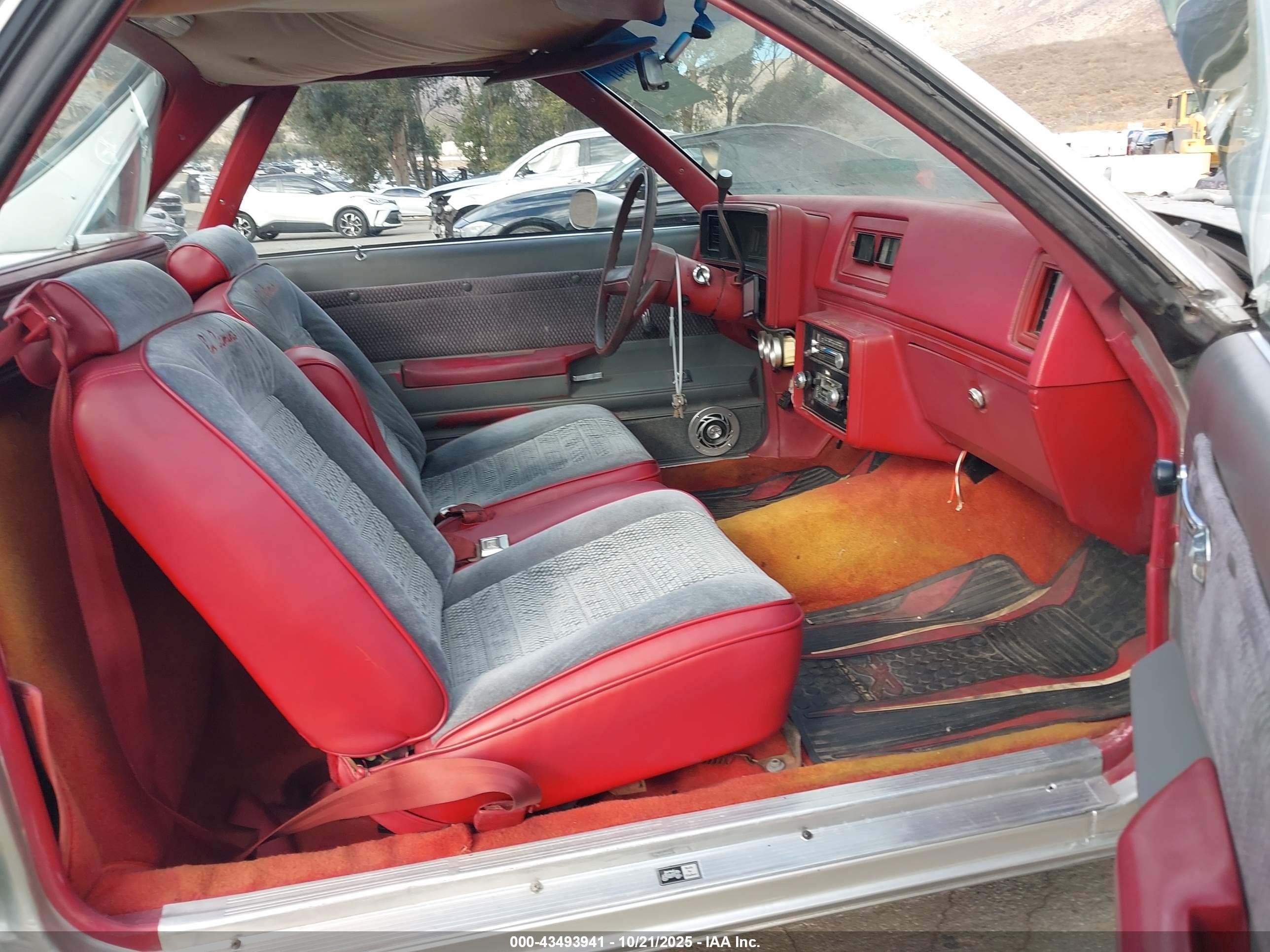 1979 Chevrolet El Camino   Silver vin: 1W80J9K436168    