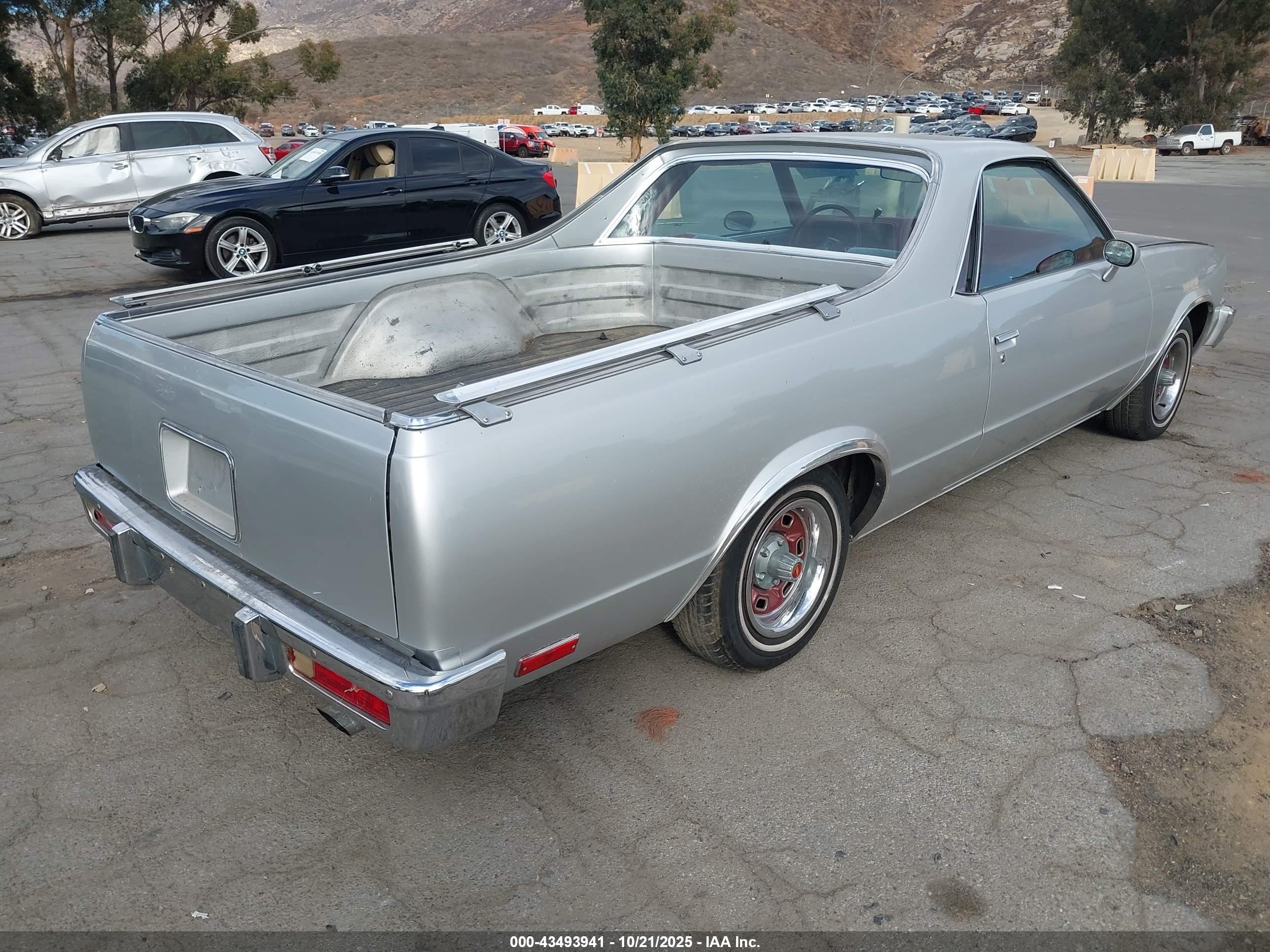 1979 Chevrolet El Camino   Silver vin: 1W80J9K436168    