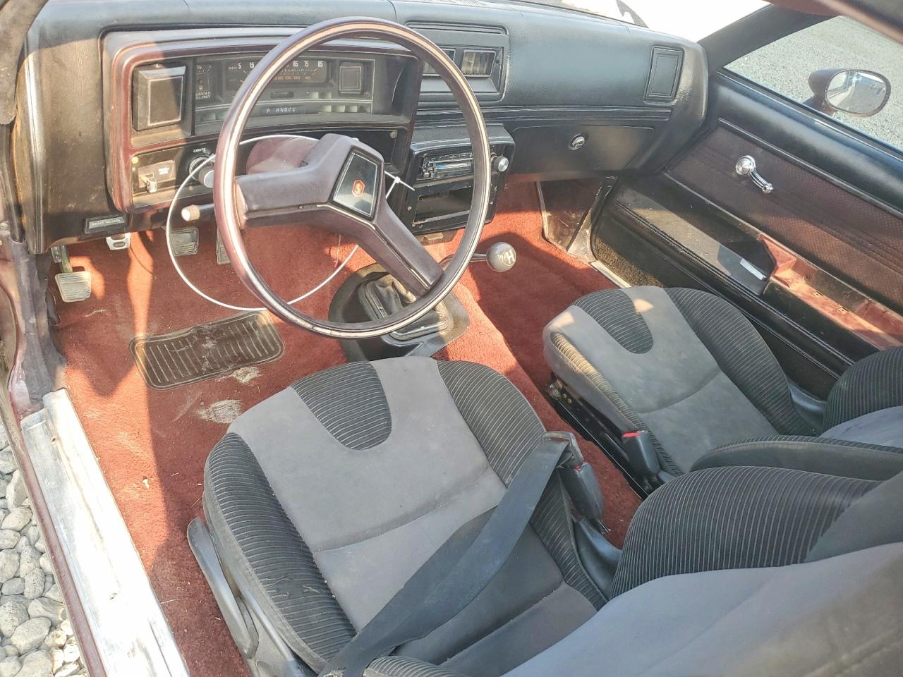 1980 Chevrolet El Camino Maroon vin: 1W80K7K16248