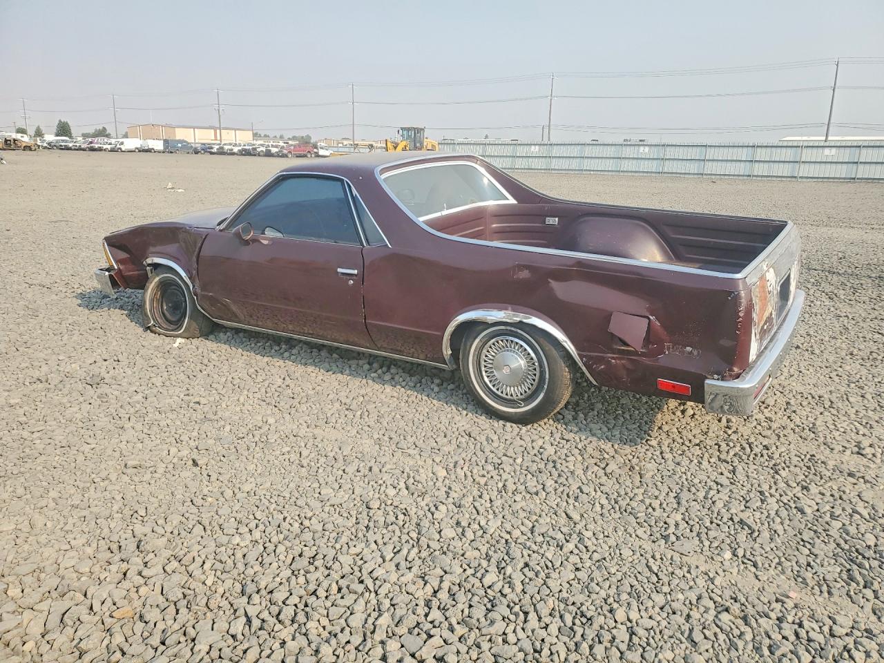 1980 Chevrolet El Camino Maroon vin: 1W80K7K16248