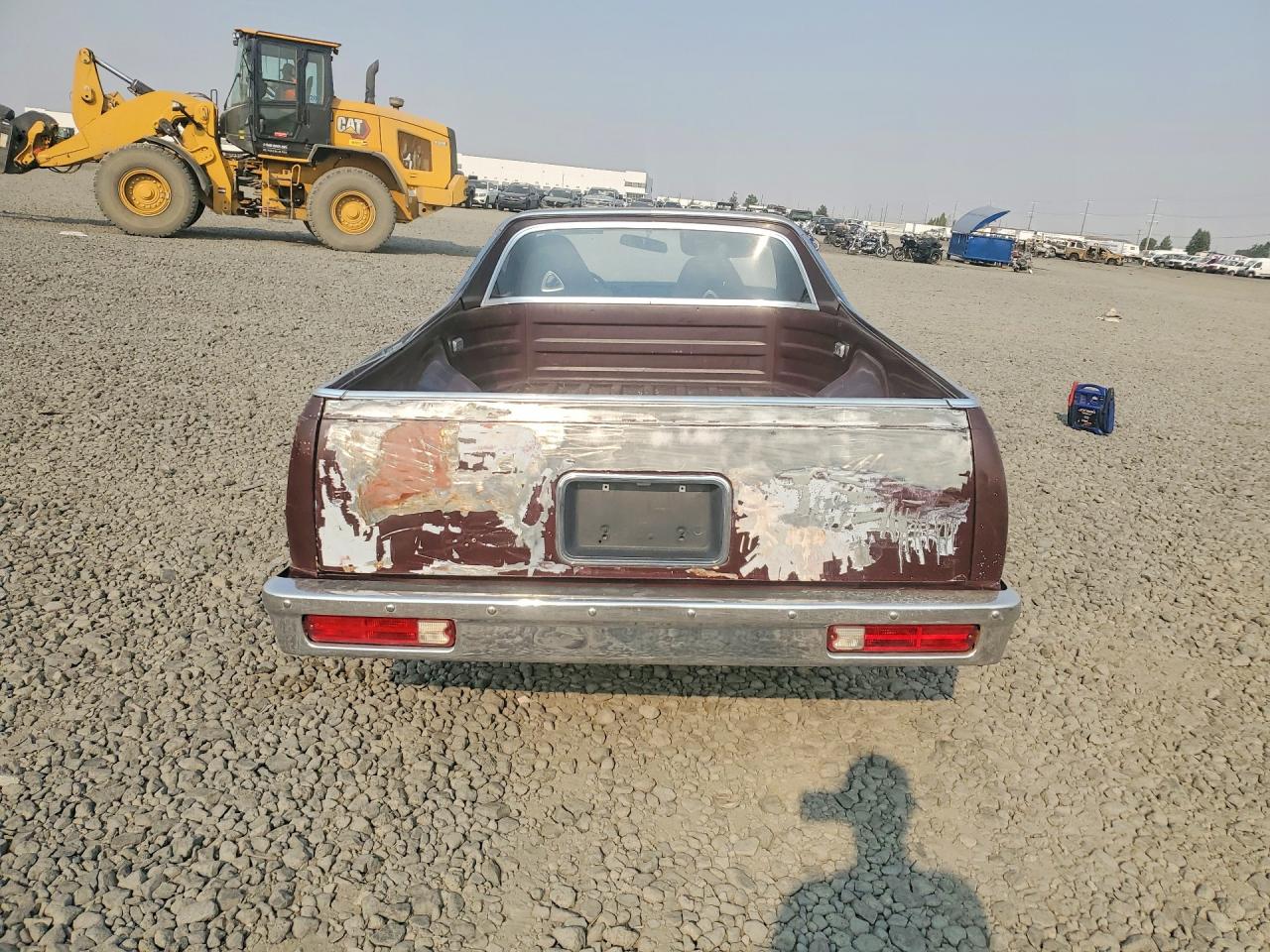 1980 Chevrolet El Camino Maroon vin: 1W80K7K16248