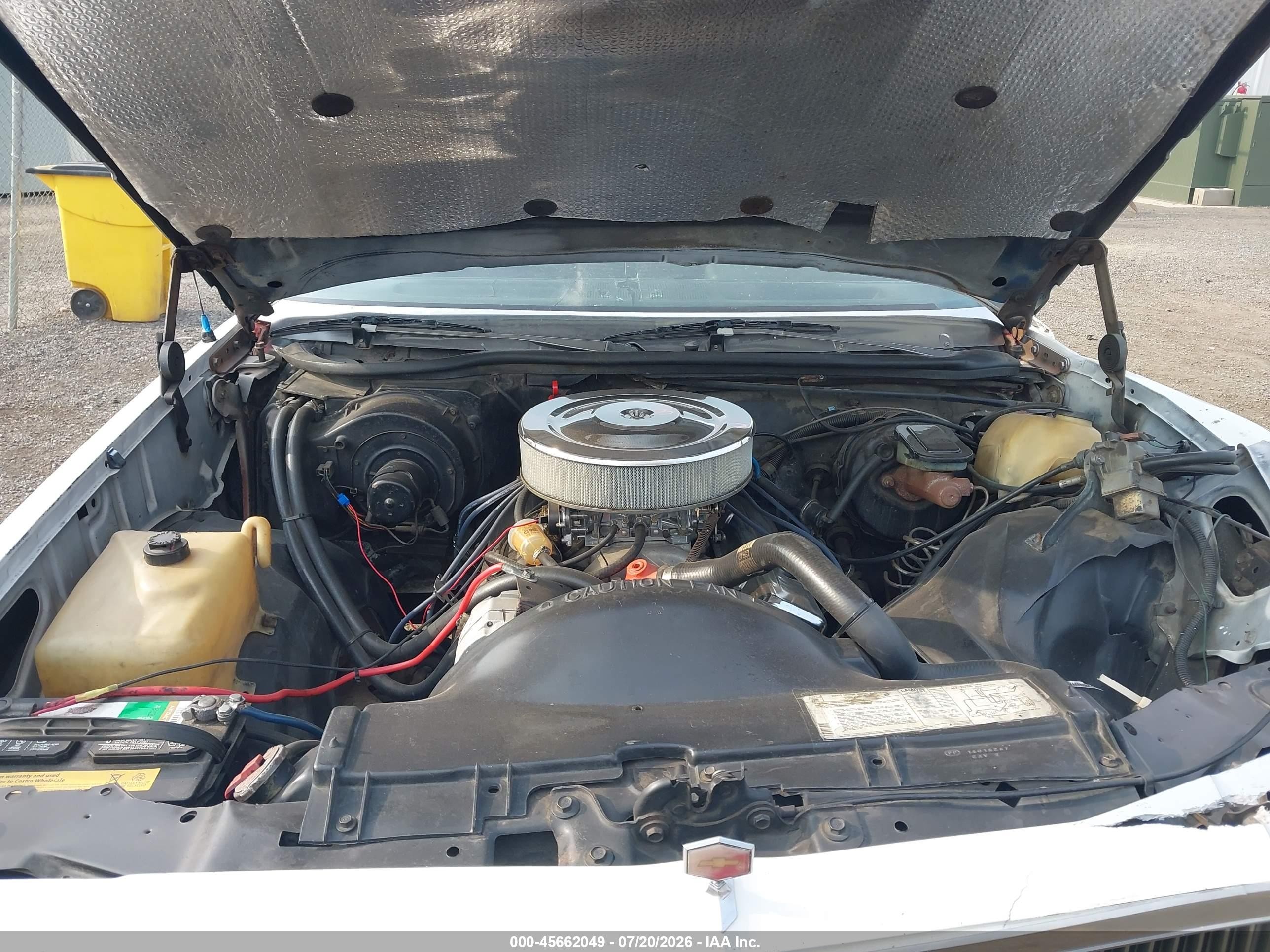 1980 Chevrolet El Camino   Белый vin: 1W80KAK506373    