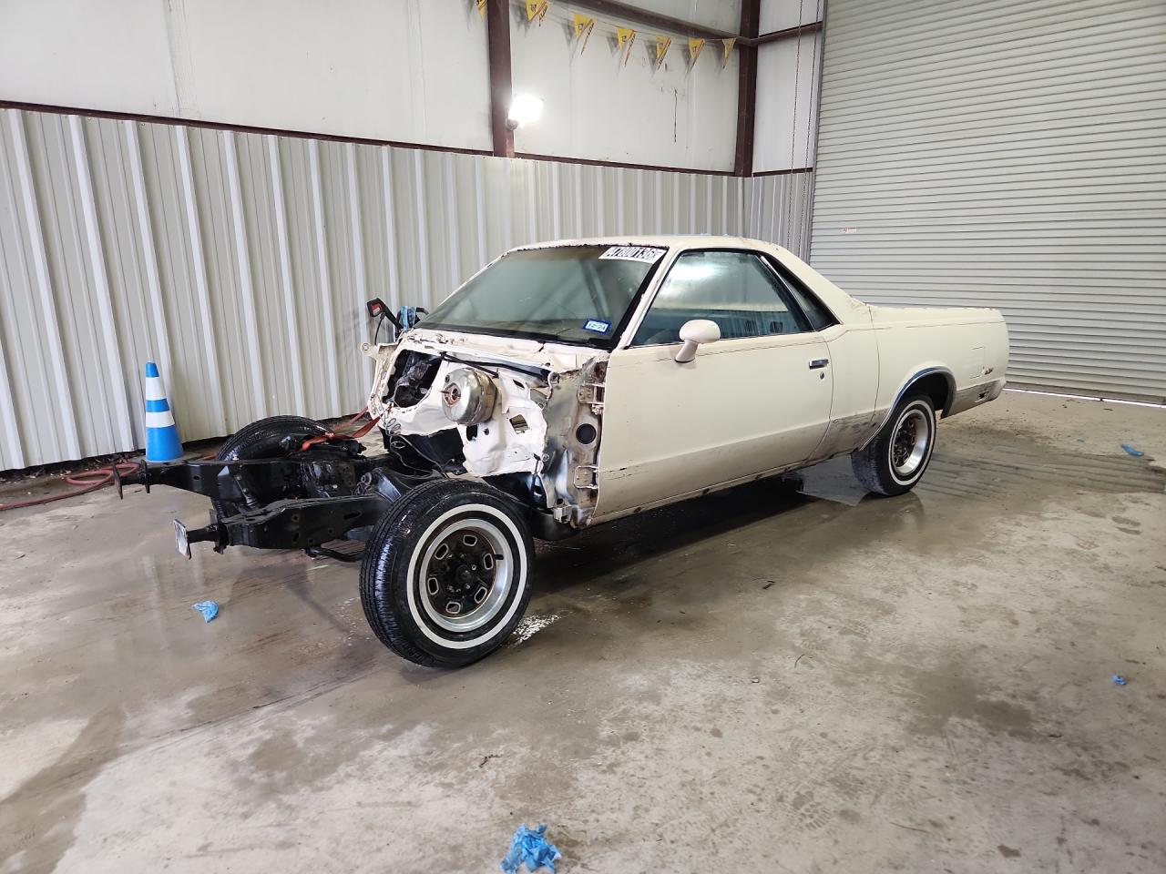 1980 Chevrolet El Camino Желто-коричневый vin: 1W80KAR404787 Damage: Left Front Fender, Missing, Replacement Required