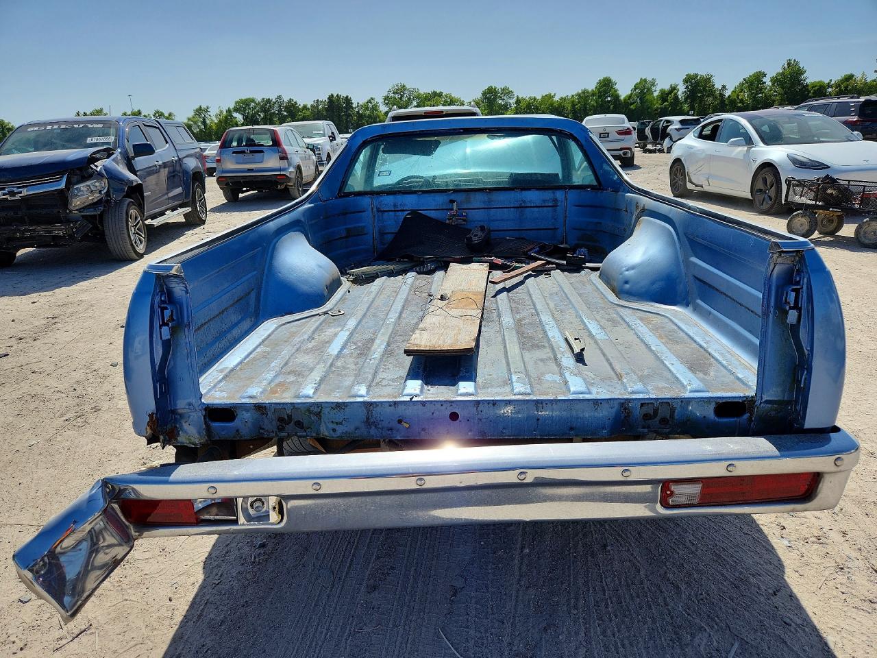 1980 Chevrolet El Camino Blue vin: 1W80KAR437175