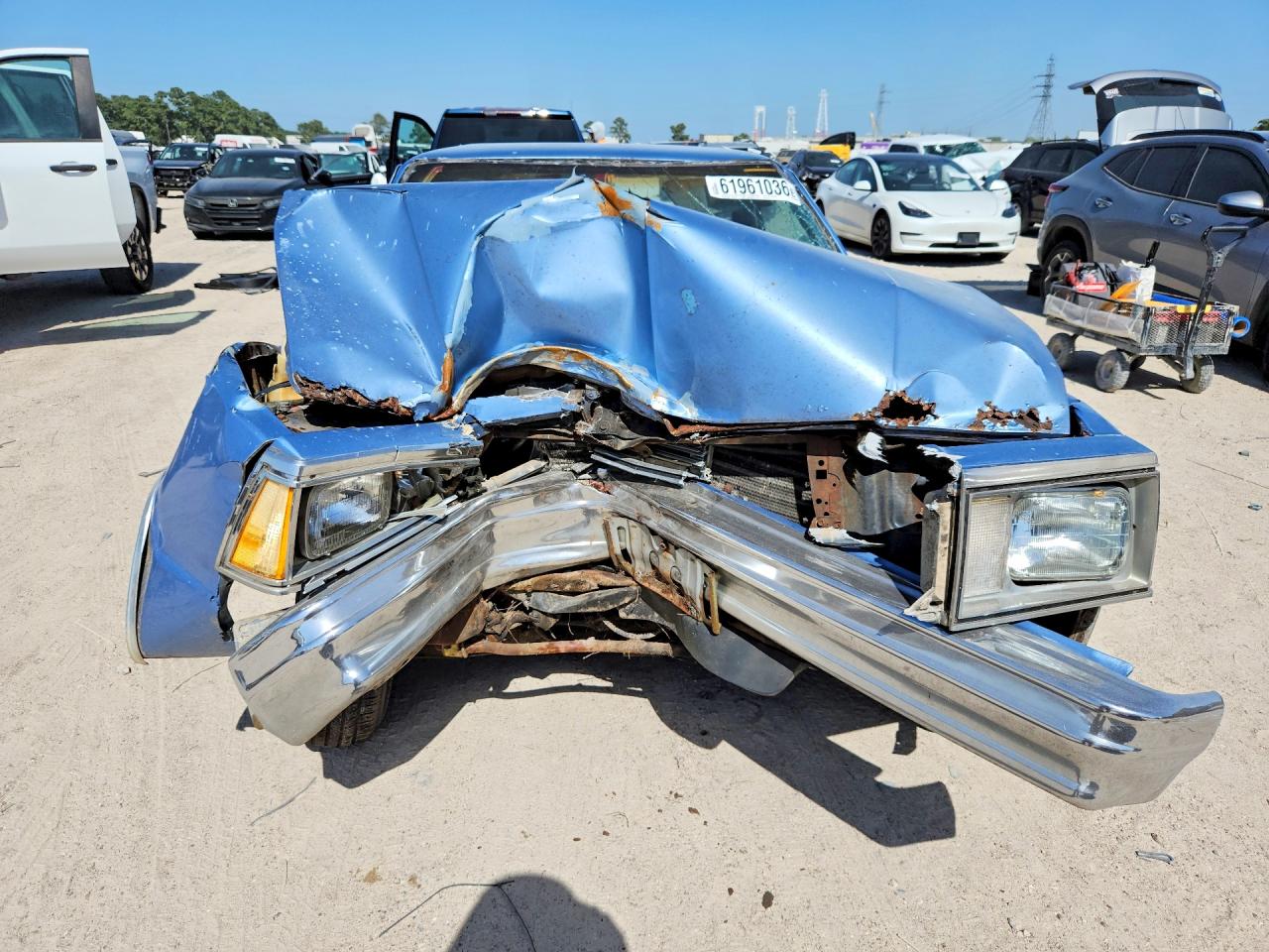 1980 Chevrolet El Camino Blue vin: 1W80KAR437175