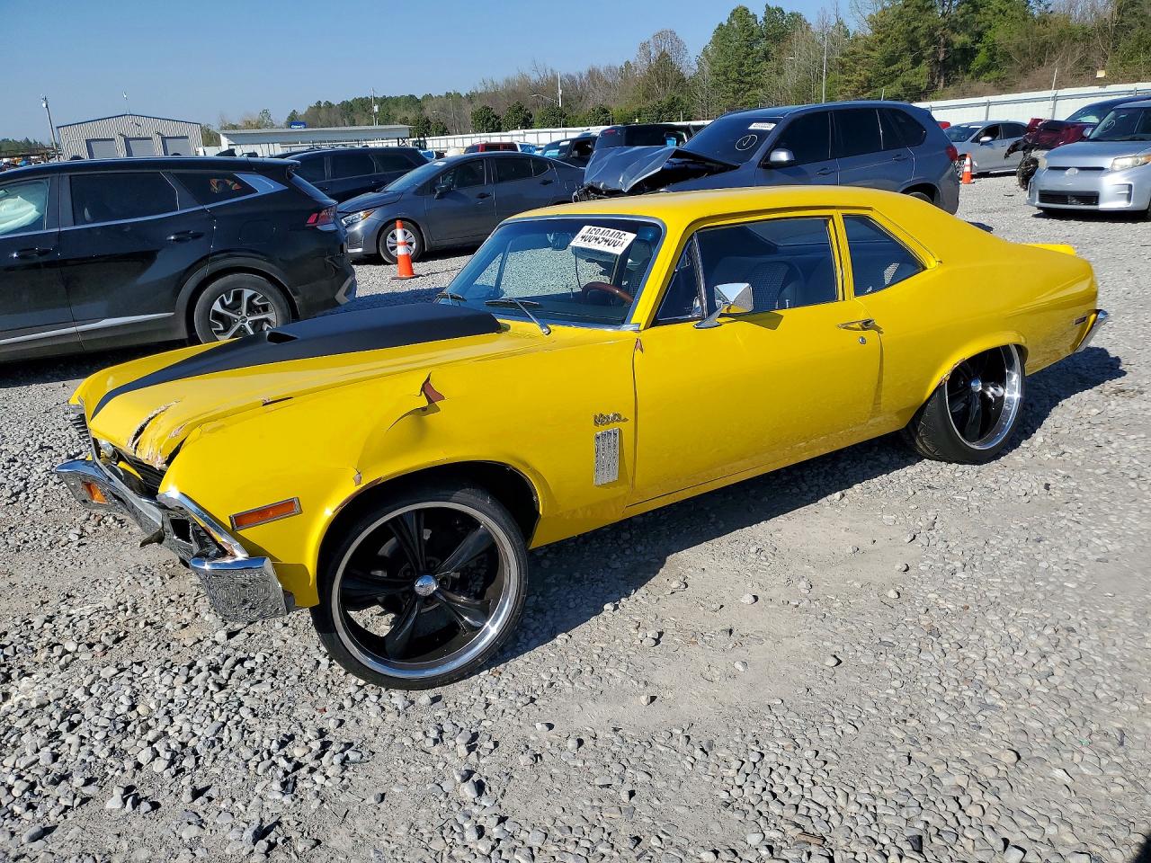 1972 Chev Nova Желтый vin: 1X27F2W377325