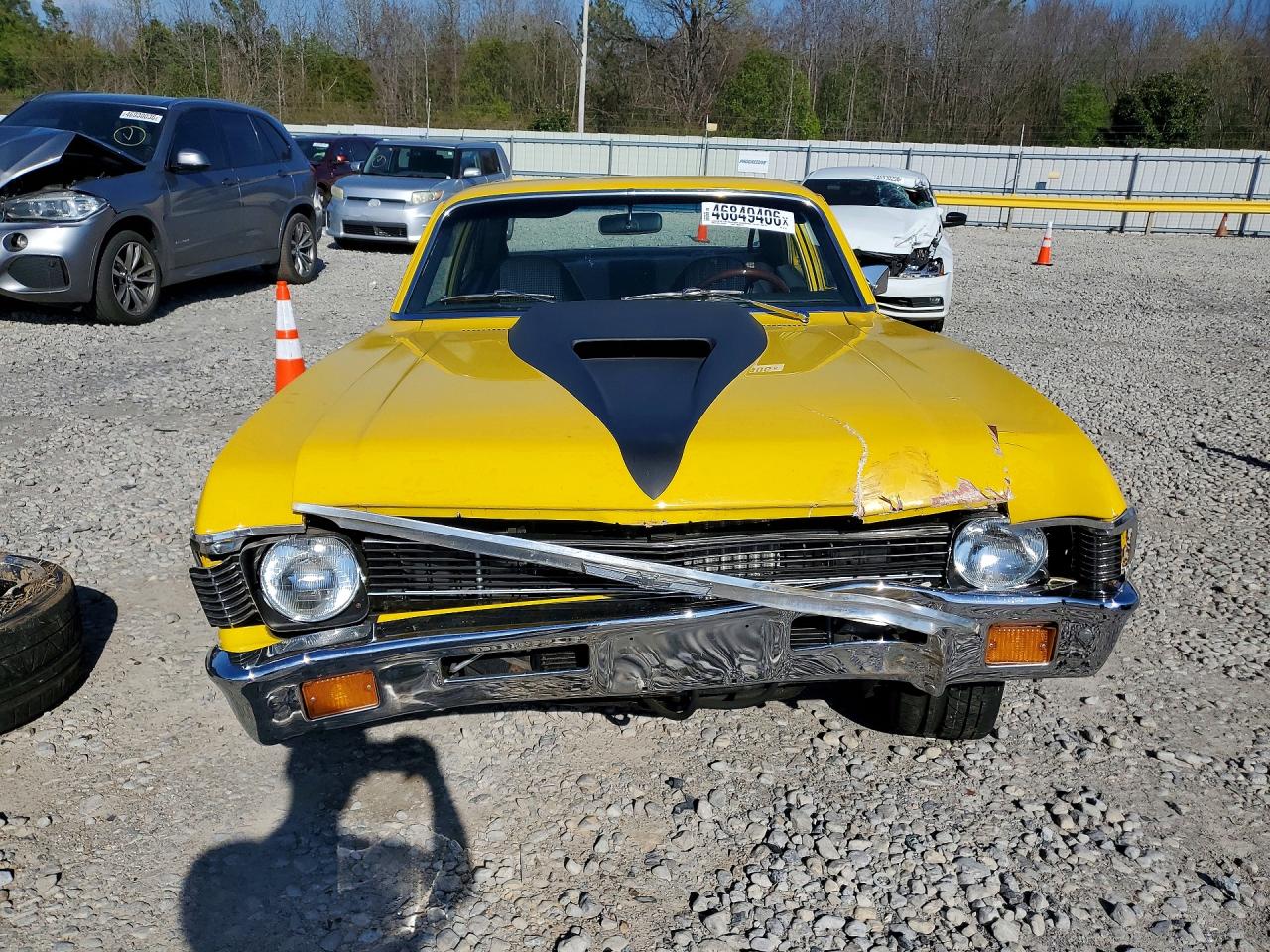 1972 Chev Nova Желтый vin: 1X27F2W377325