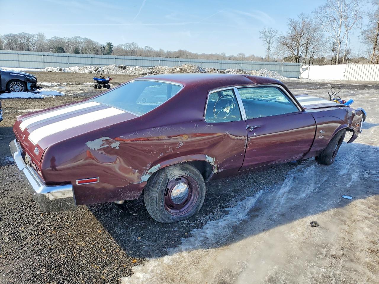 1974 Chevrolet Nova Бордовый vin: 1X27H4W130193